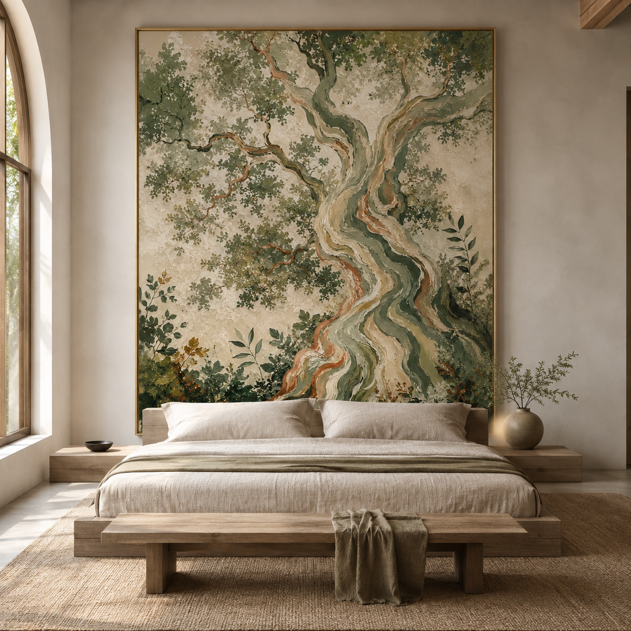 Ancient Tree Oil Painting | The Enduring Grove