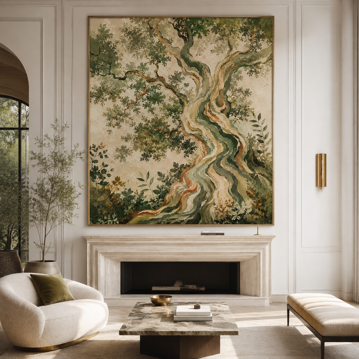 Ancient Tree Oil Painting | The Enduring Grove