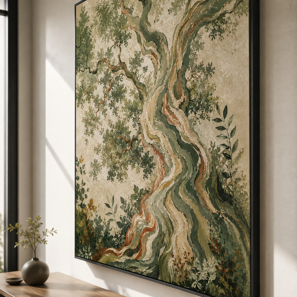 Ancient Tree Oil Painting | The Enduring Grove