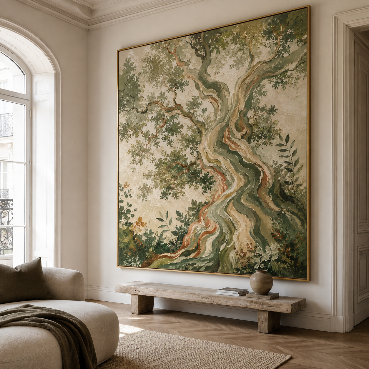 Ancient Tree Oil Painting | The Enduring Grove