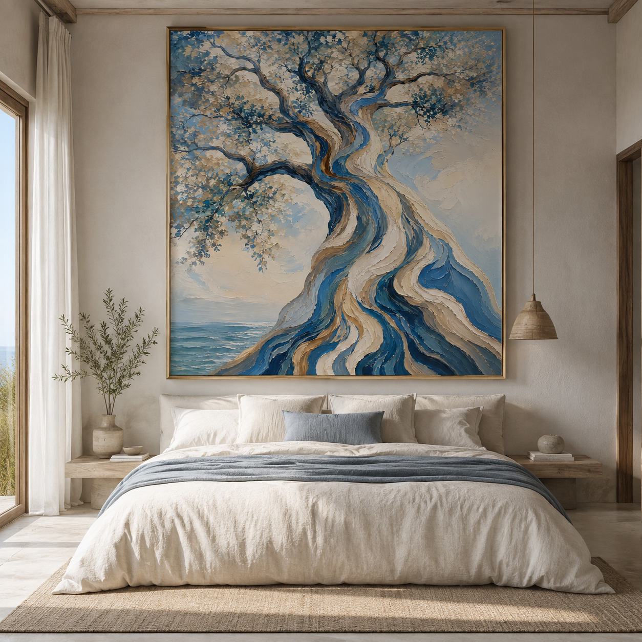 Blue Tree Wall Art | Tides of Time