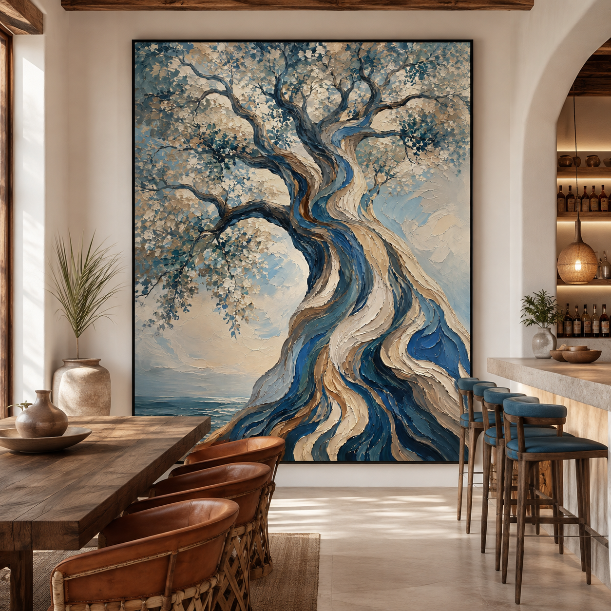 Blue Tree Wall Art | Tides of Time