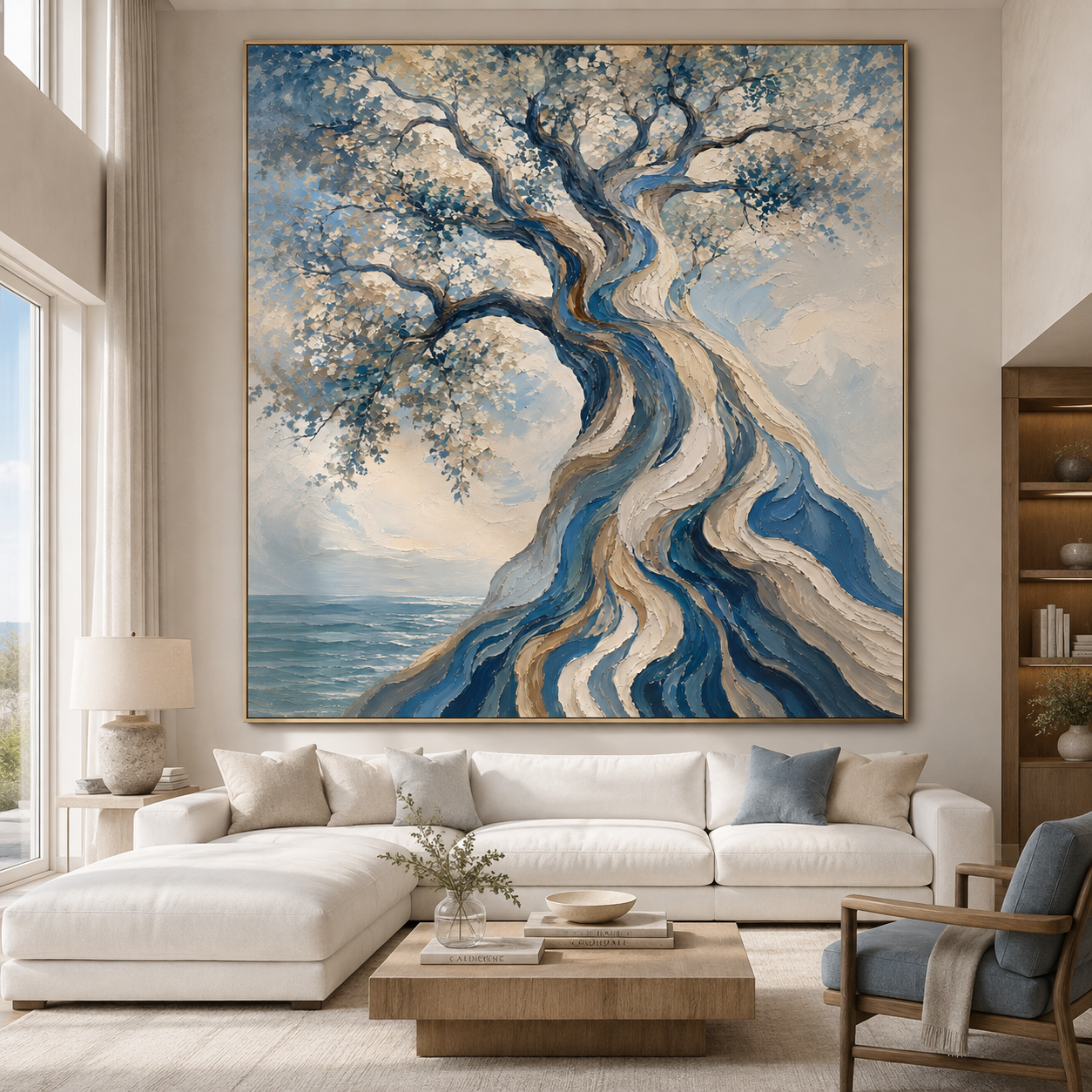 Blue Tree Wall Art | Tides of Time