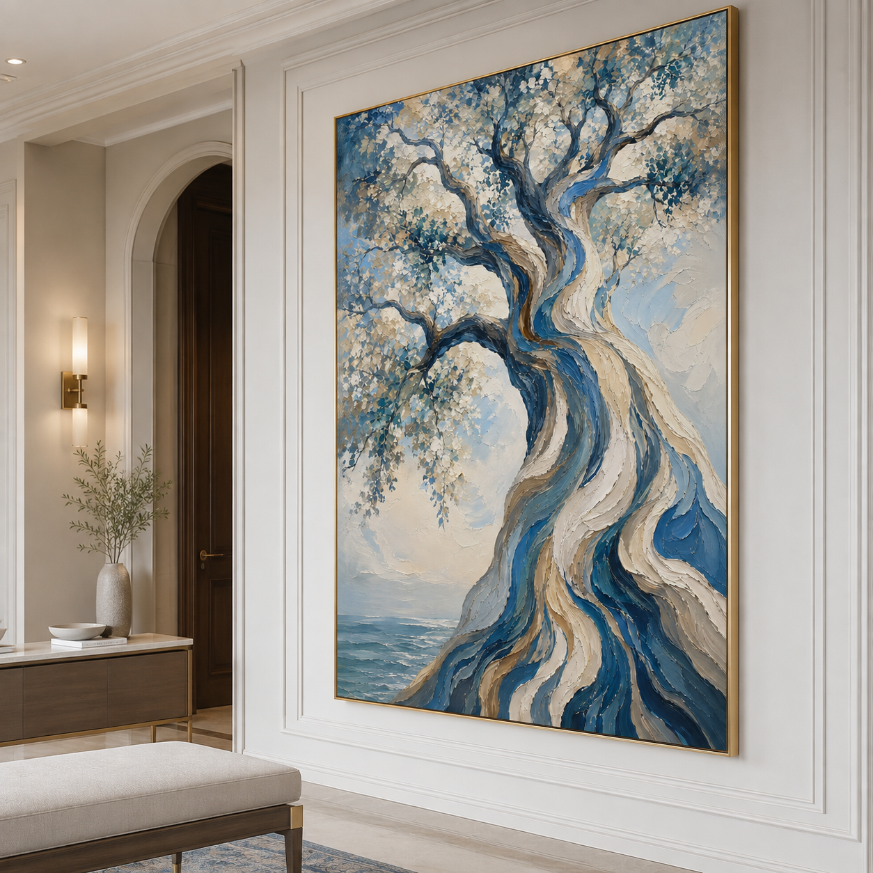 Blue Tree Wall Art | Tides of Time