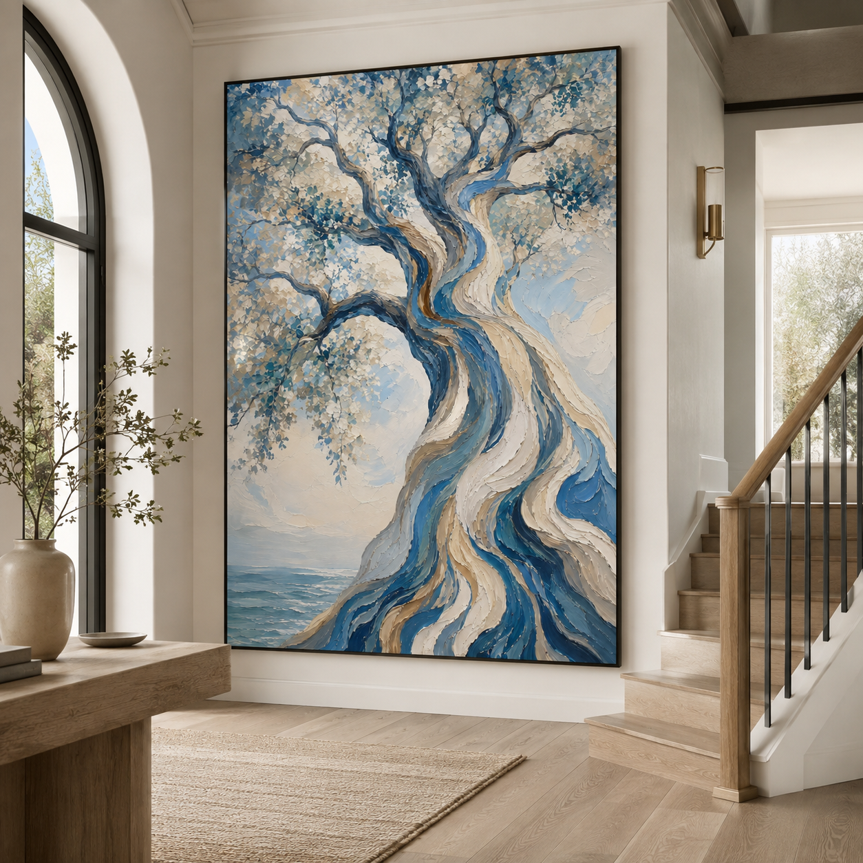 Blue Tree Wall Art | Tides of Time