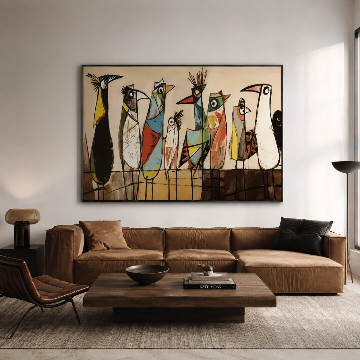 Cubist Bird Chorus