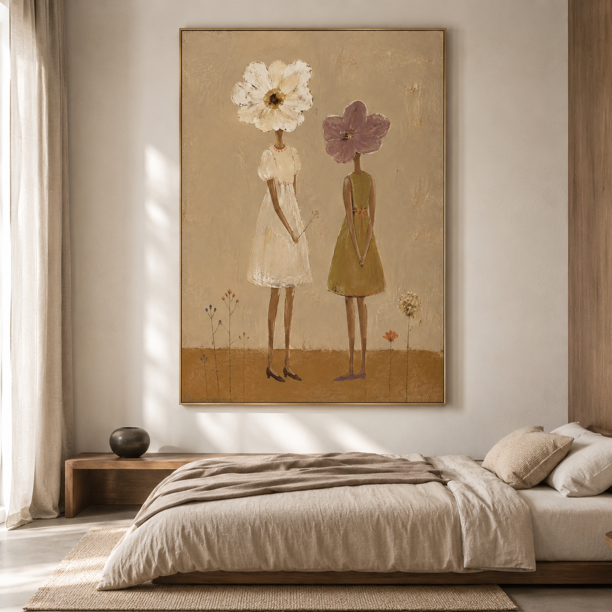 Flower Girl Wall Art | Bloom Sisters