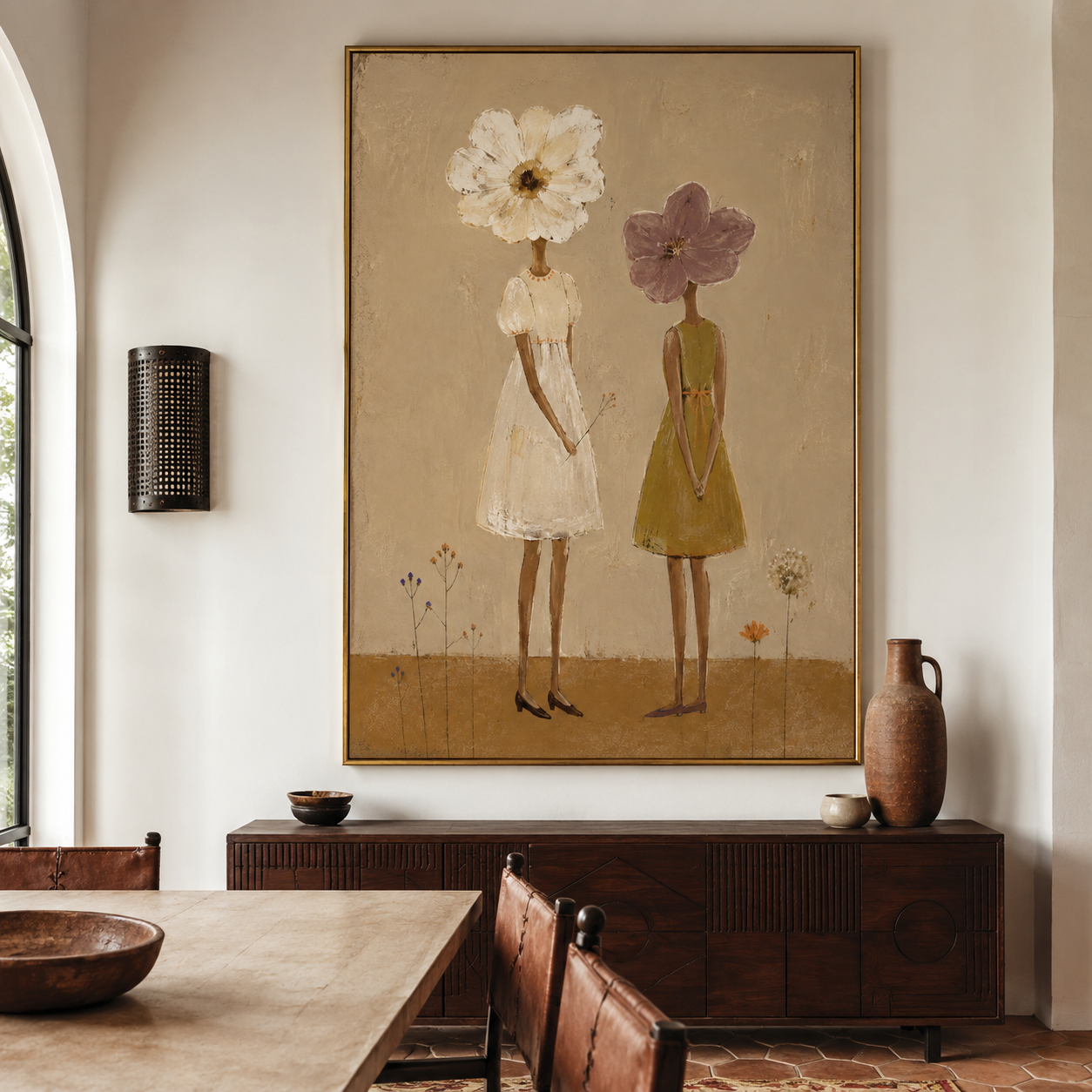 Flower Girl Wall Art | Bloom Sisters