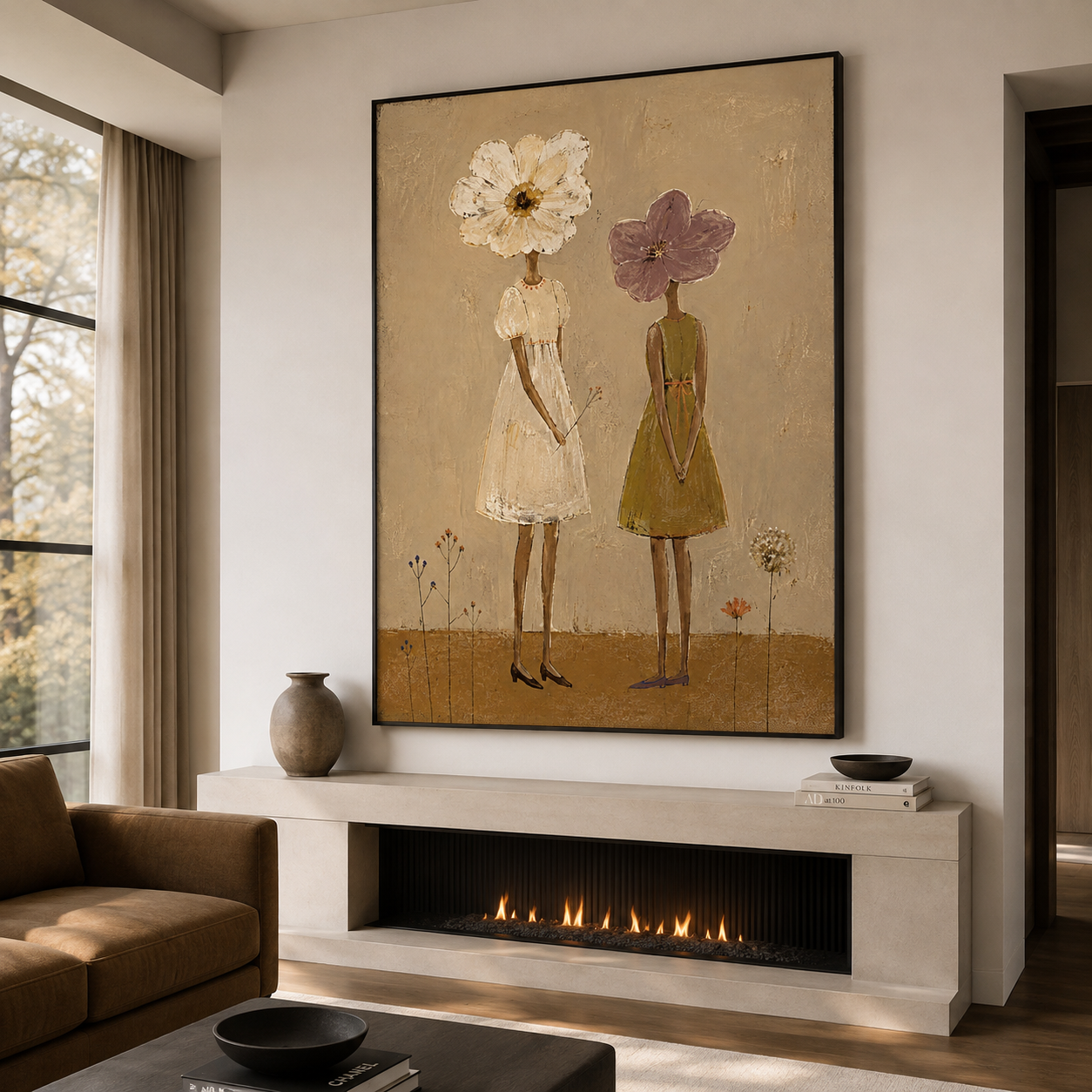 Flower Girl Wall Art | Bloom Sisters