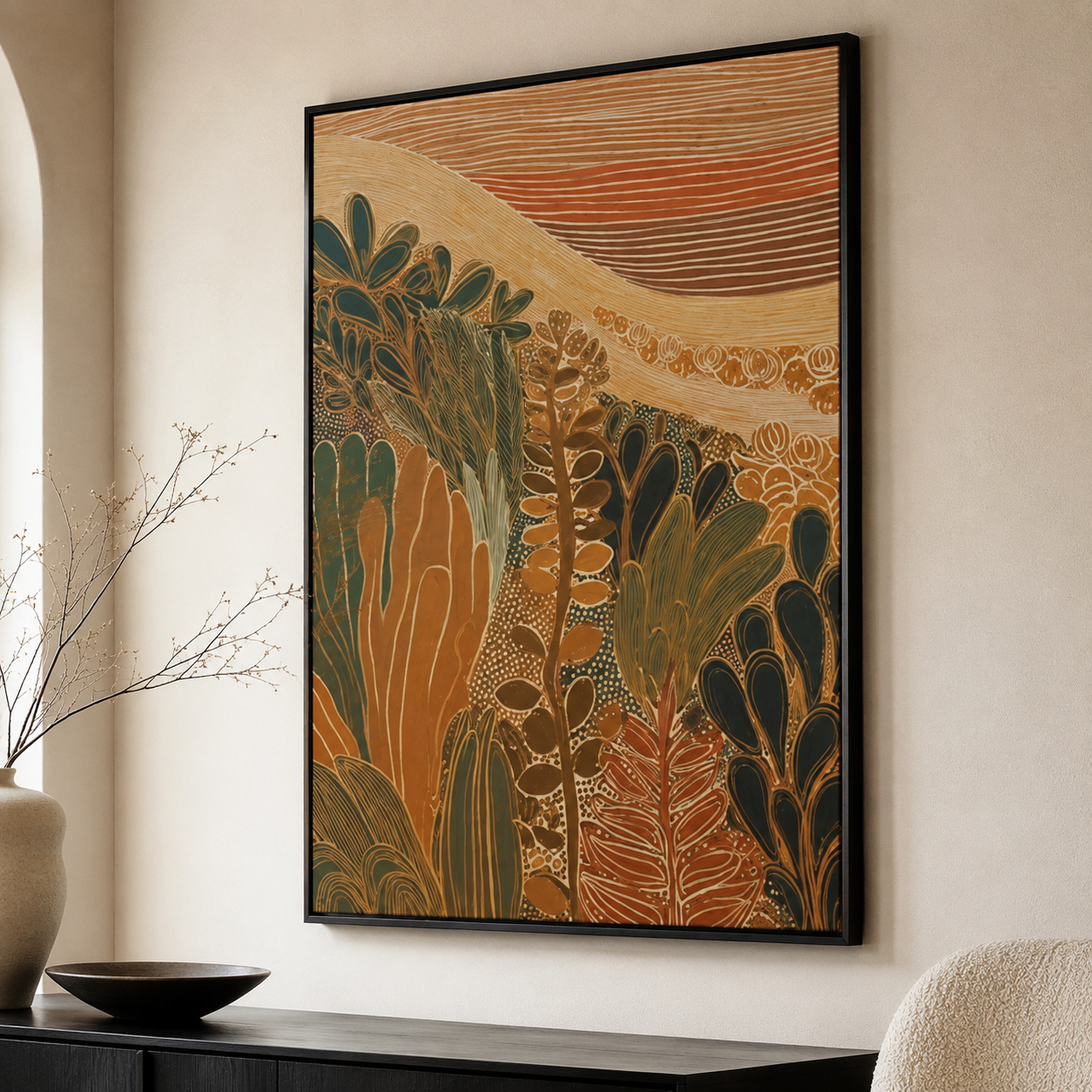 Sunlit Mesa Garden