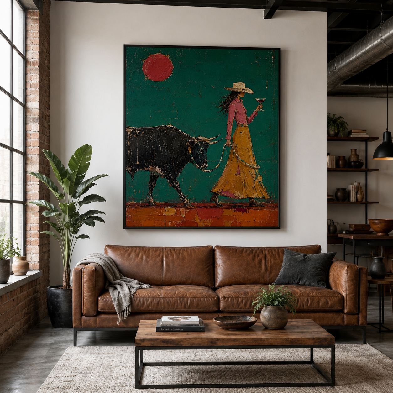 Teal Desert Elegance