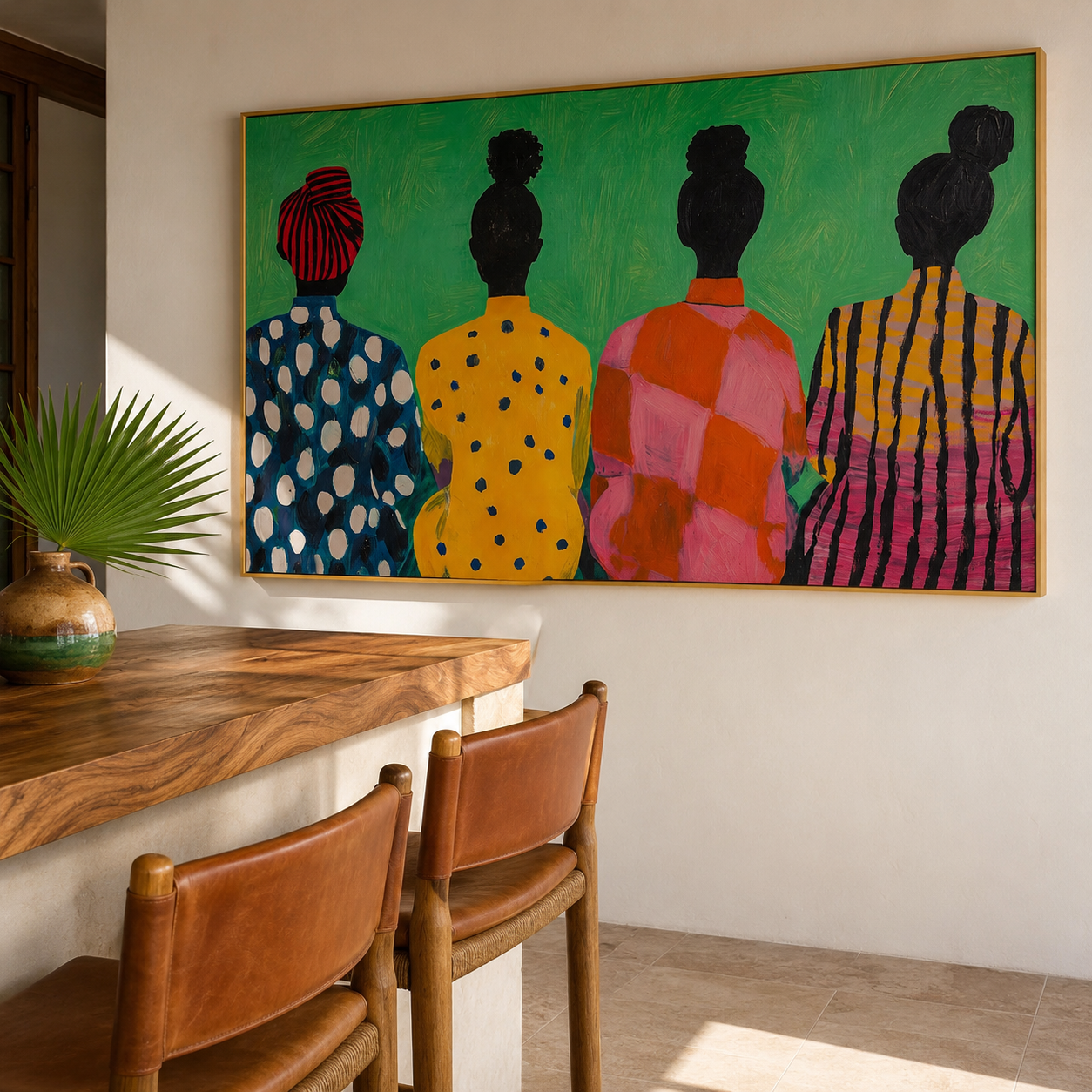 Four Figures in Bloom