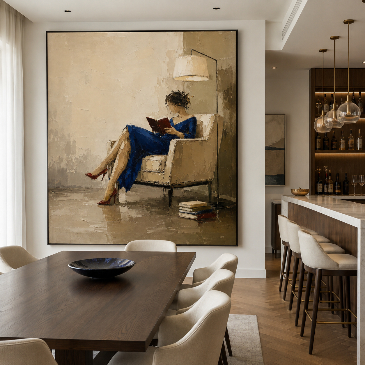 Stillness in Sapphire