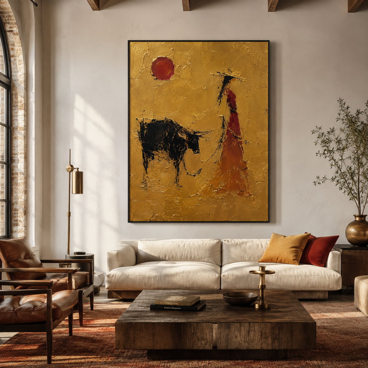 Bull Wall Art | Sunlit Passage
