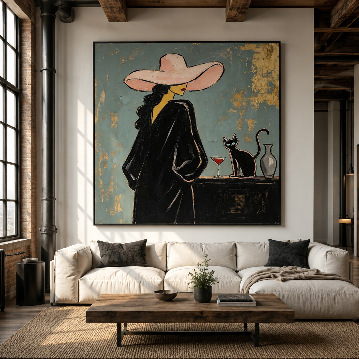 Cowgirl Wall Art | The Cat at Cocktail Hour