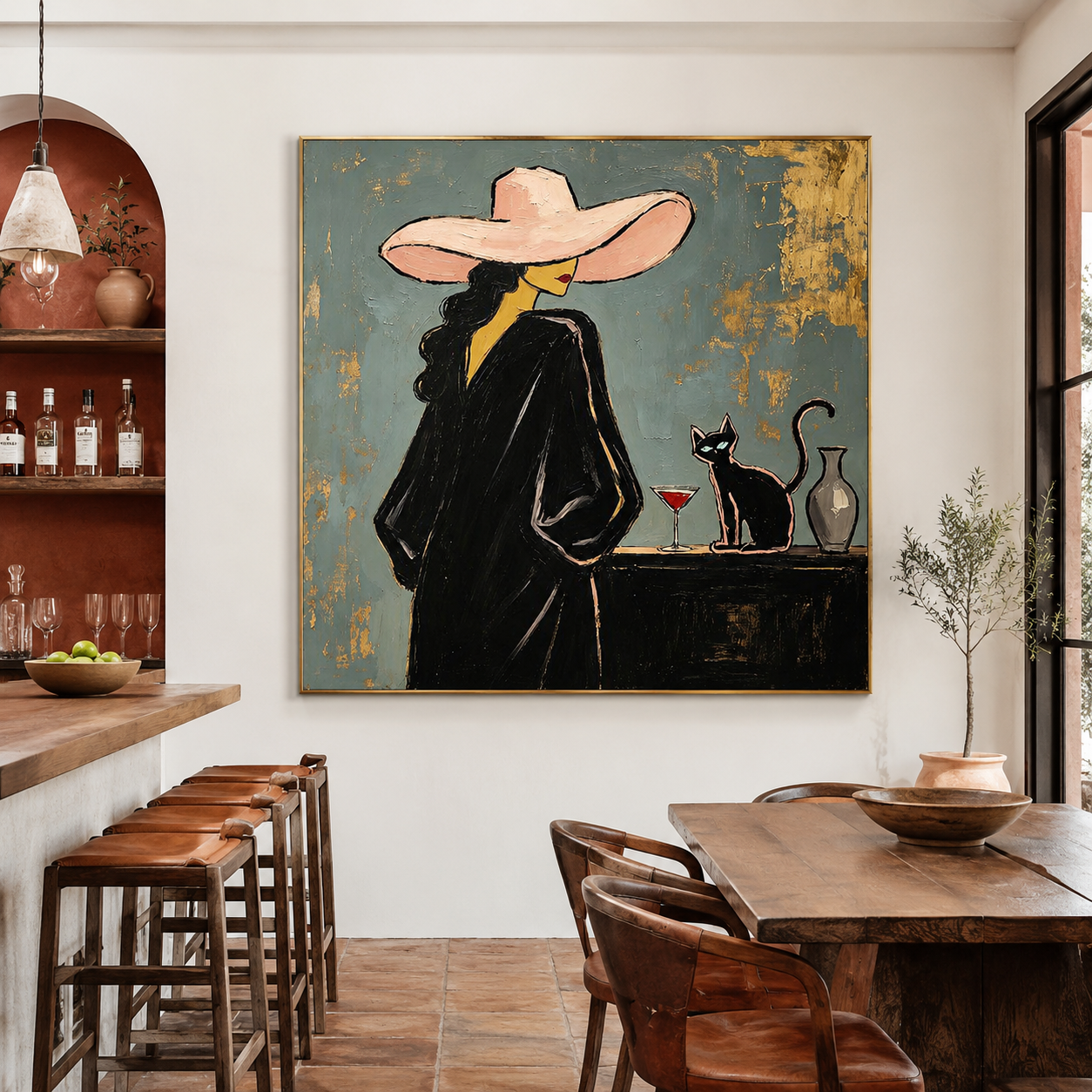 Cowgirl Wall Art | The Cat at Cocktail Hour
