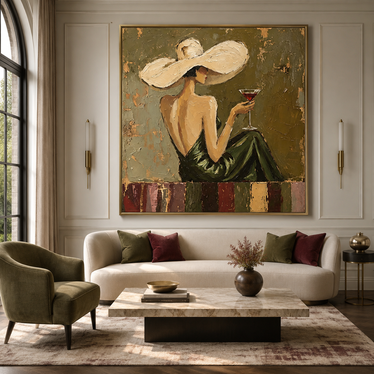 Western Woman Wall Art | Olive Martini Hour