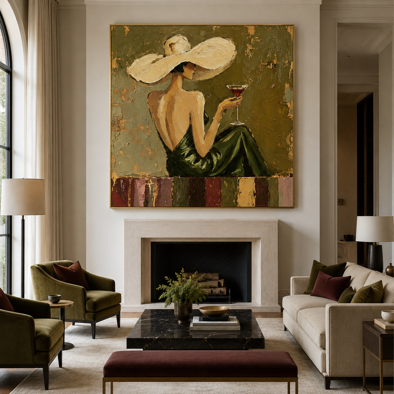 Western Woman Wall Art | Olive Martini Hour