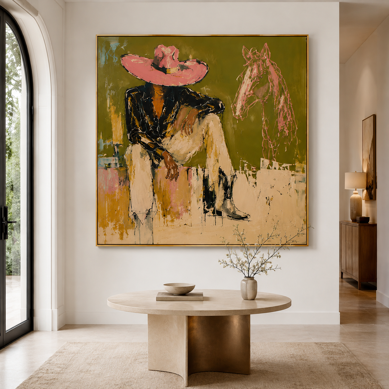 Equestrian Woman Painting | Quiet Confidence