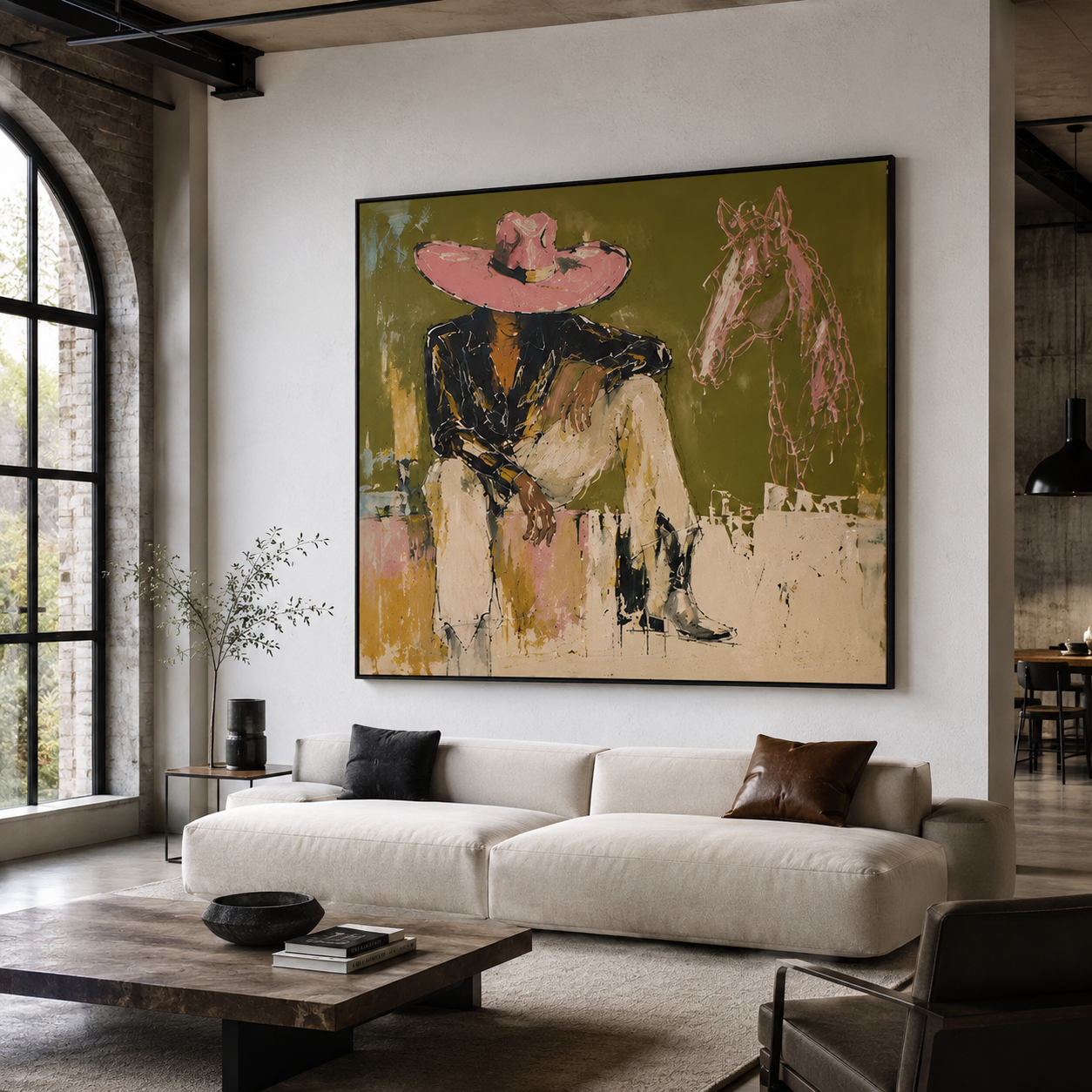 Equestrian Woman Painting | Quiet Confidence