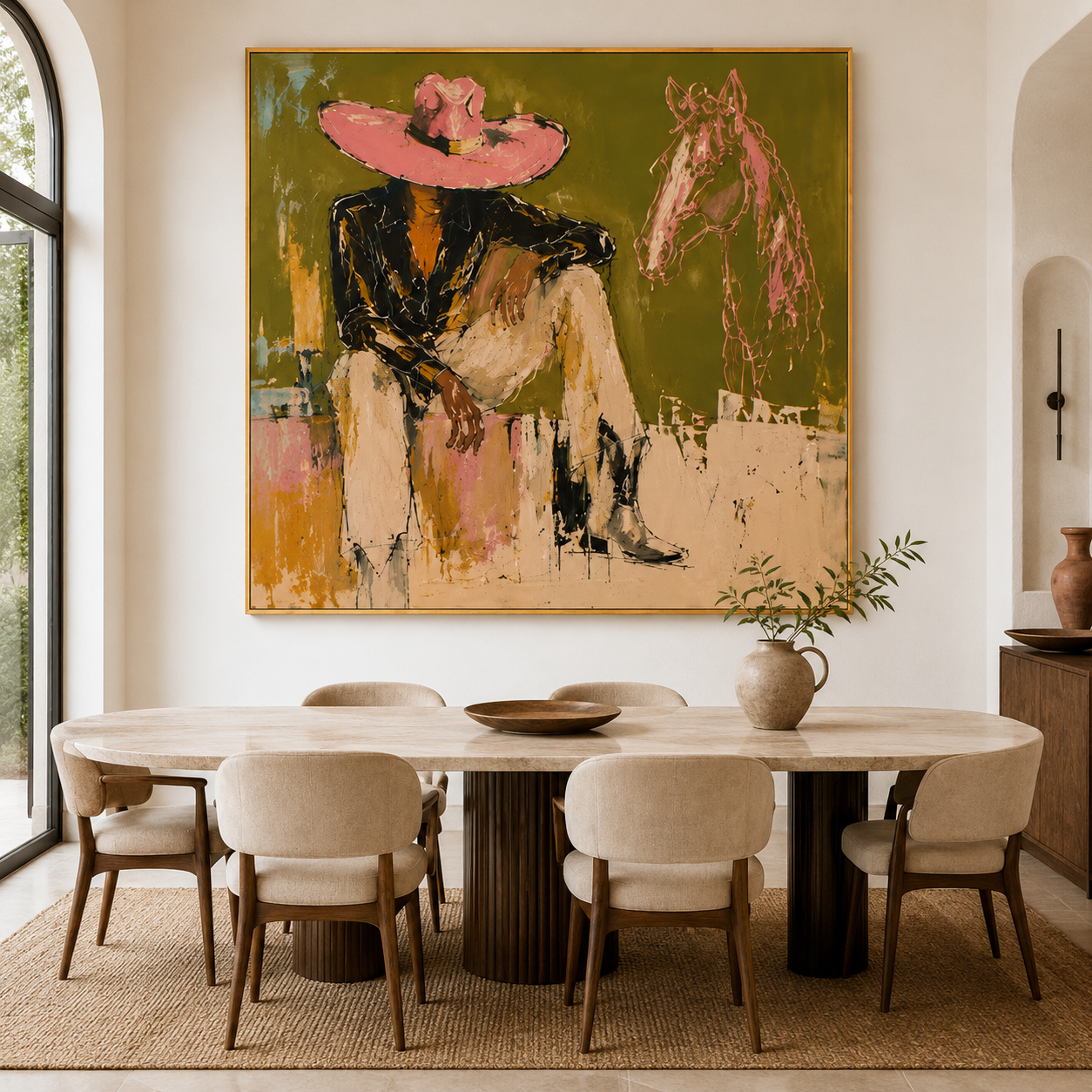 Equestrian Woman Painting | Quiet Confidence
