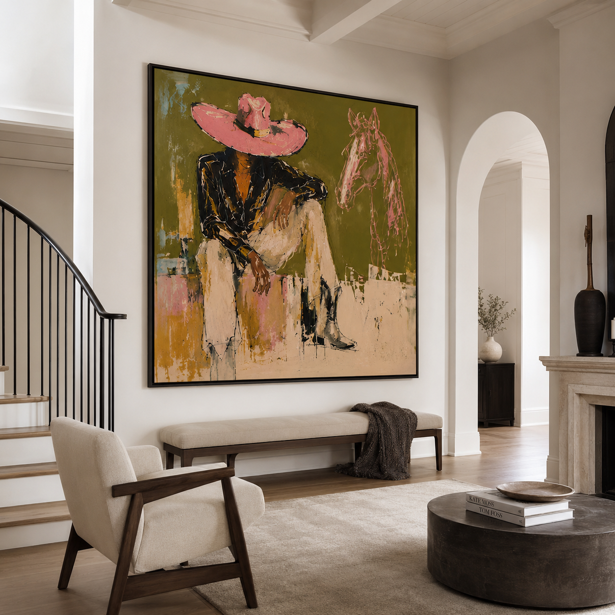 Equestrian Woman Painting | Quiet Confidence