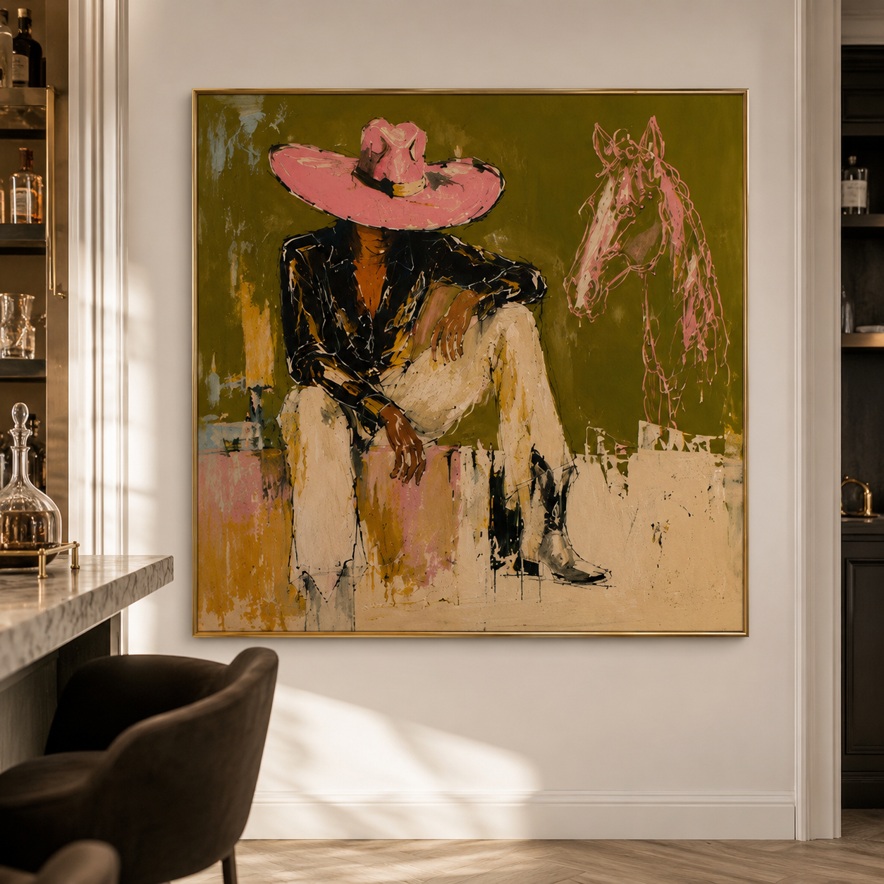 Equestrian Woman Painting | Quiet Confidence