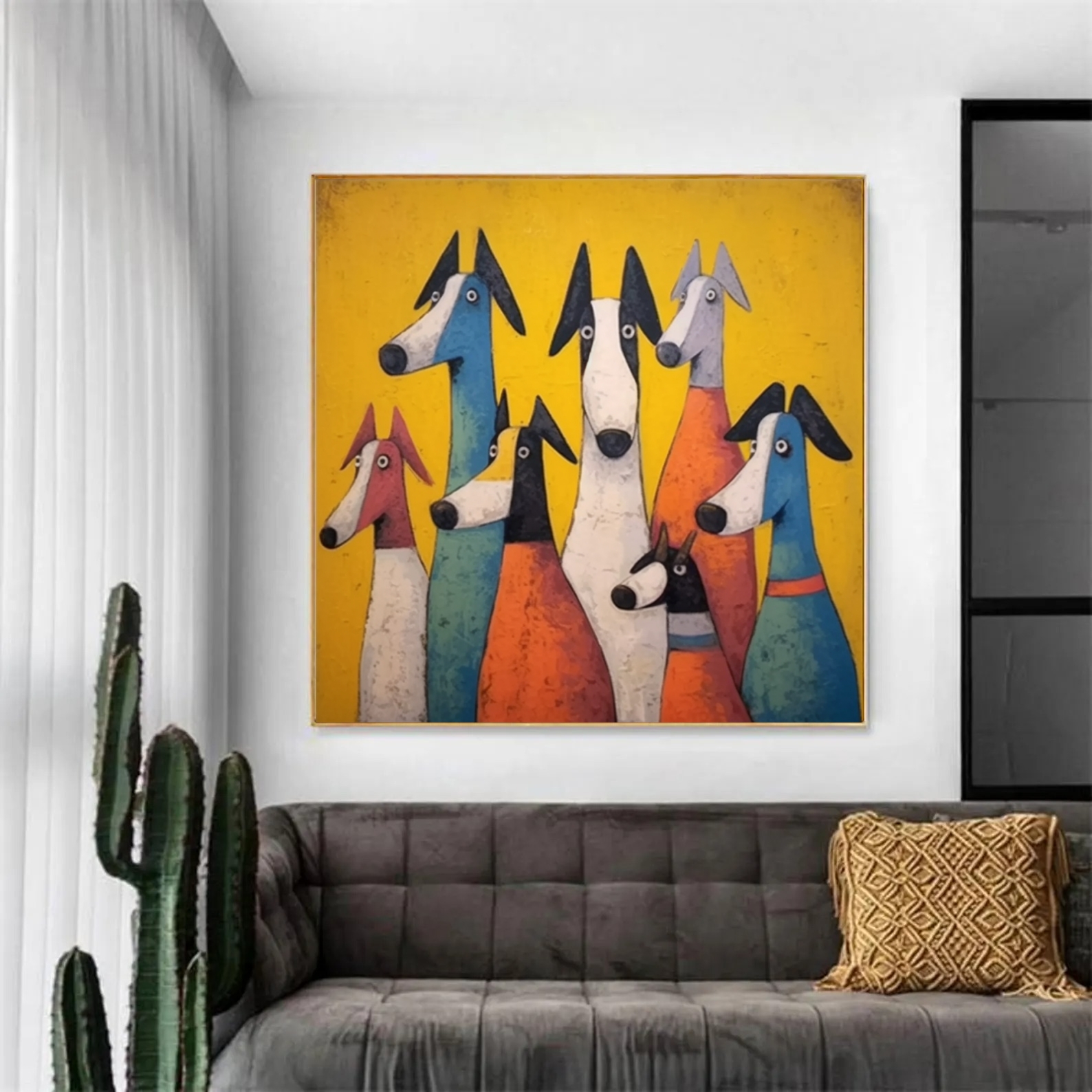 Colorful Dogs Art Energize 3