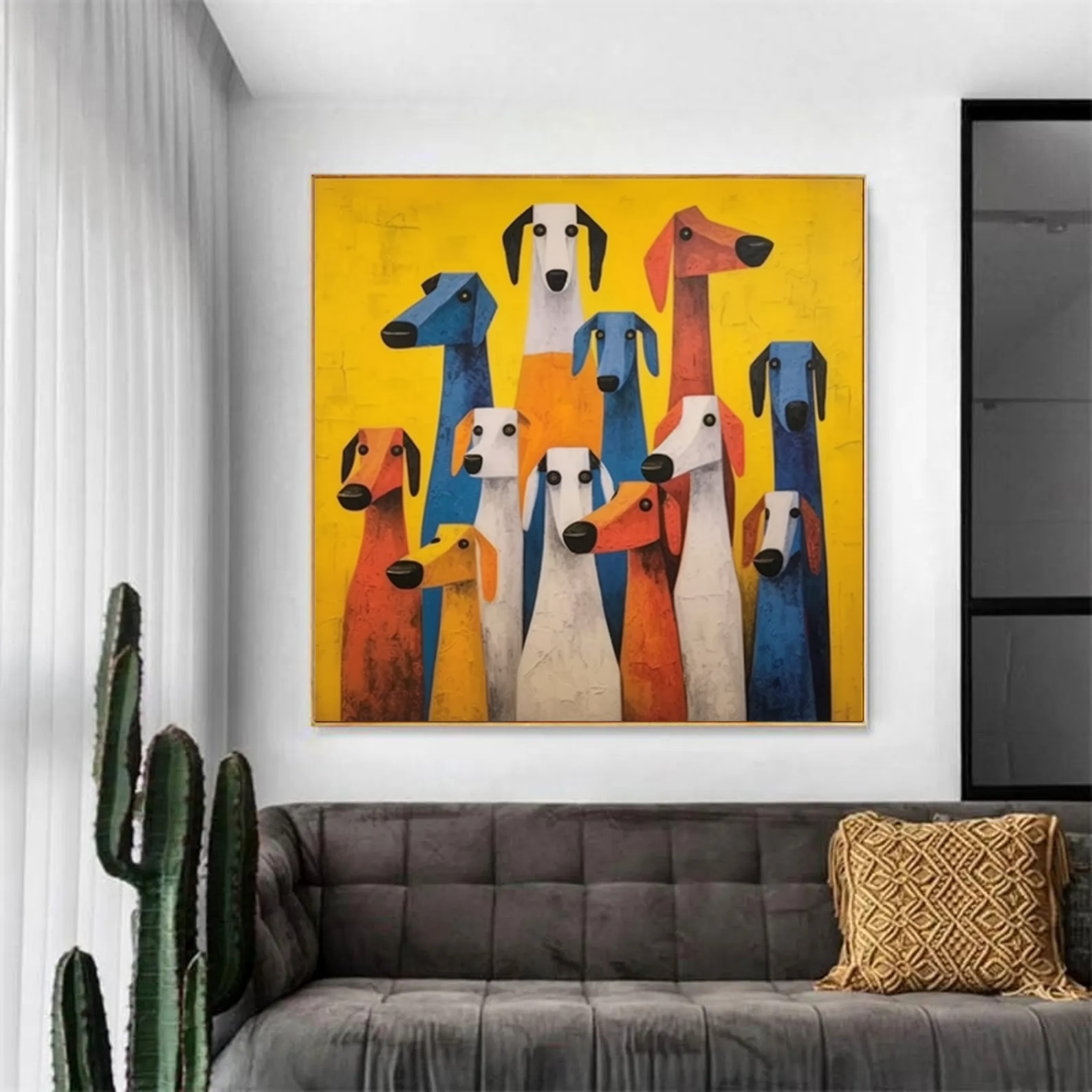 Colorful Dogs Art Energize 2