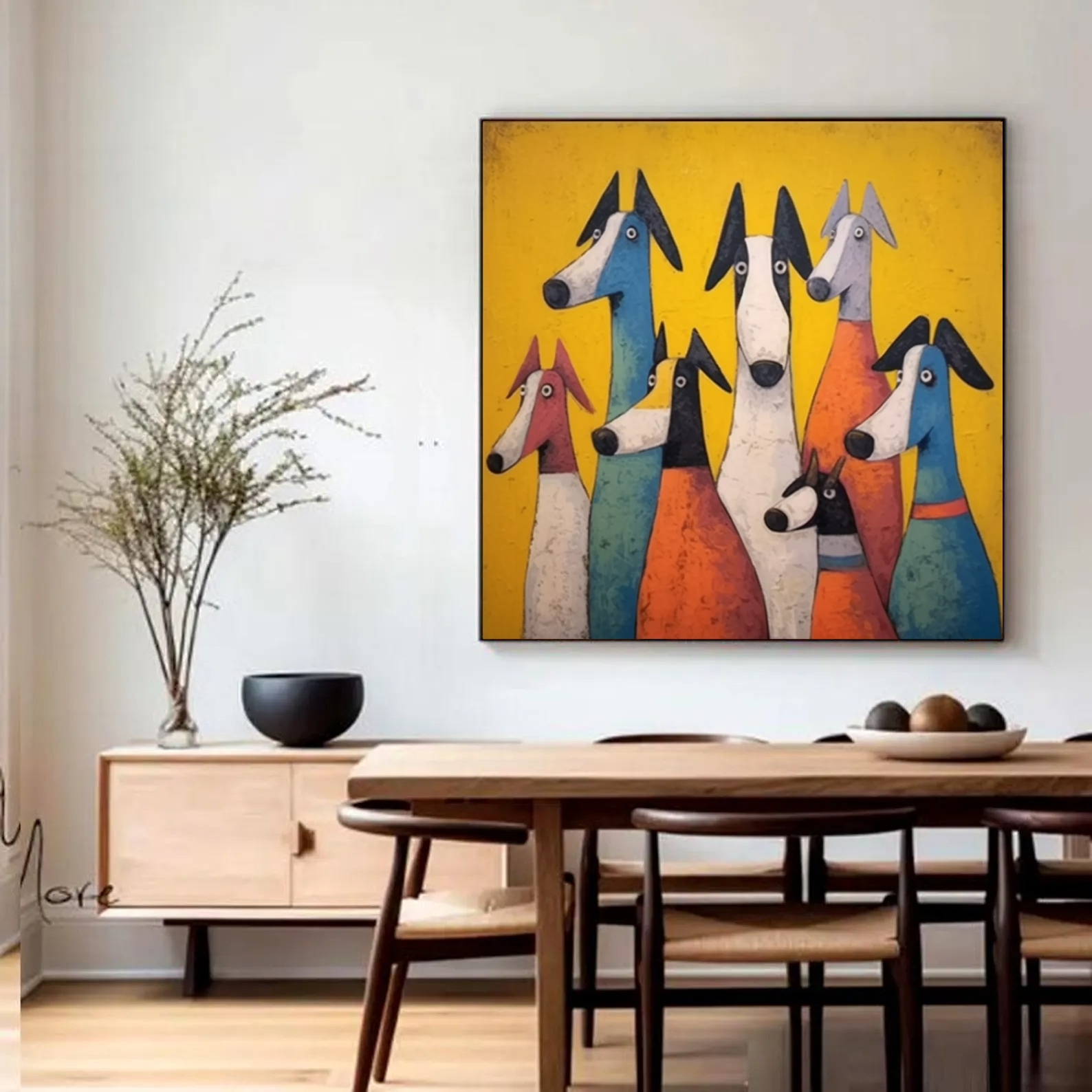 Colorful Dogs Art Energize 3