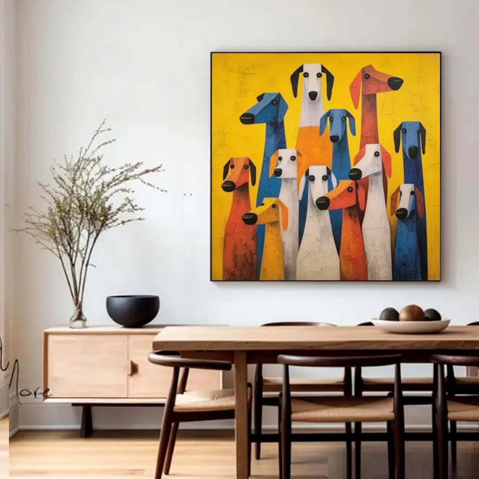 Colorful Dogs Art Energize 2