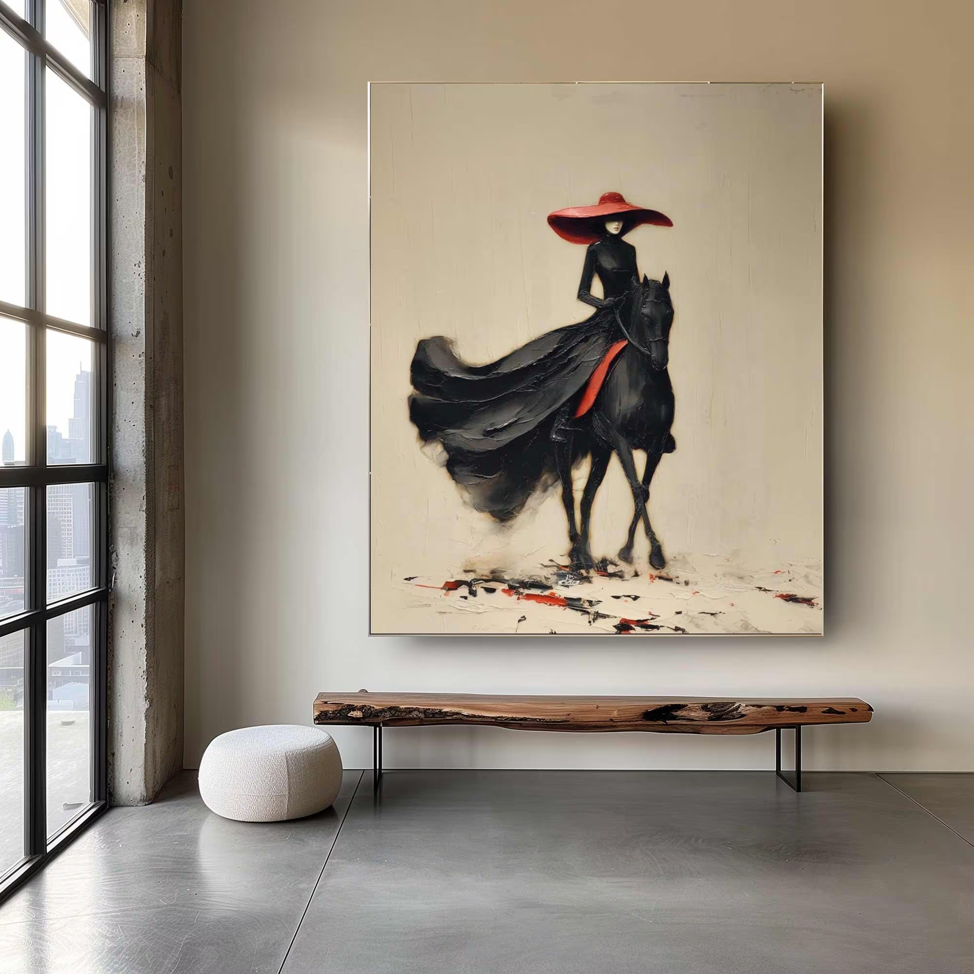 Mystery Horsewoman in Motion