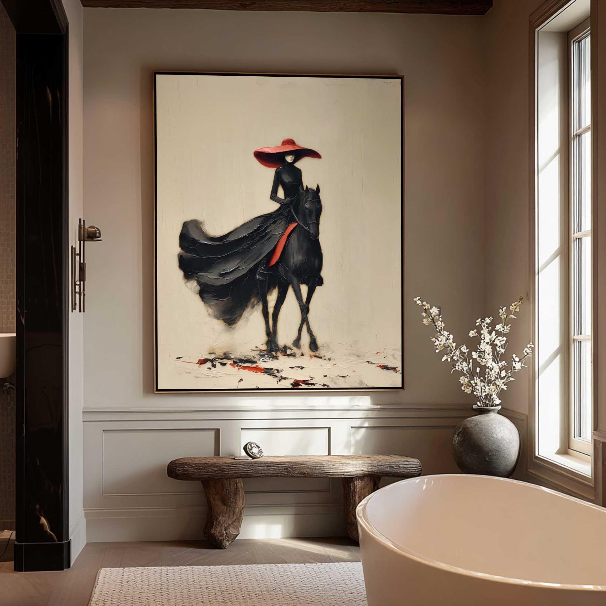 Mystery Horsewoman in Motion