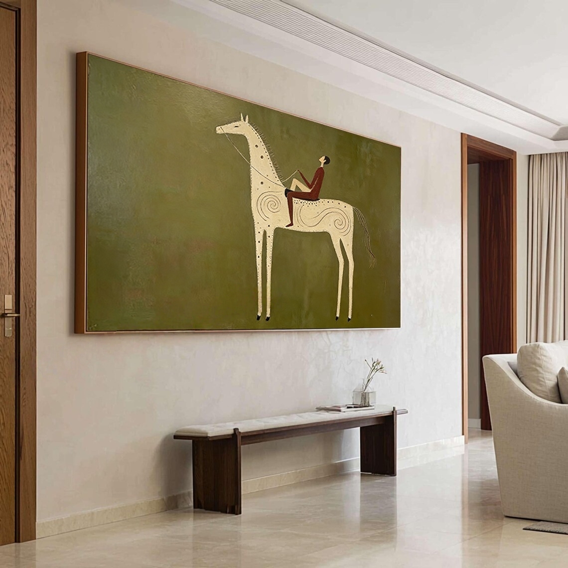 Simplified Equestrian Grace