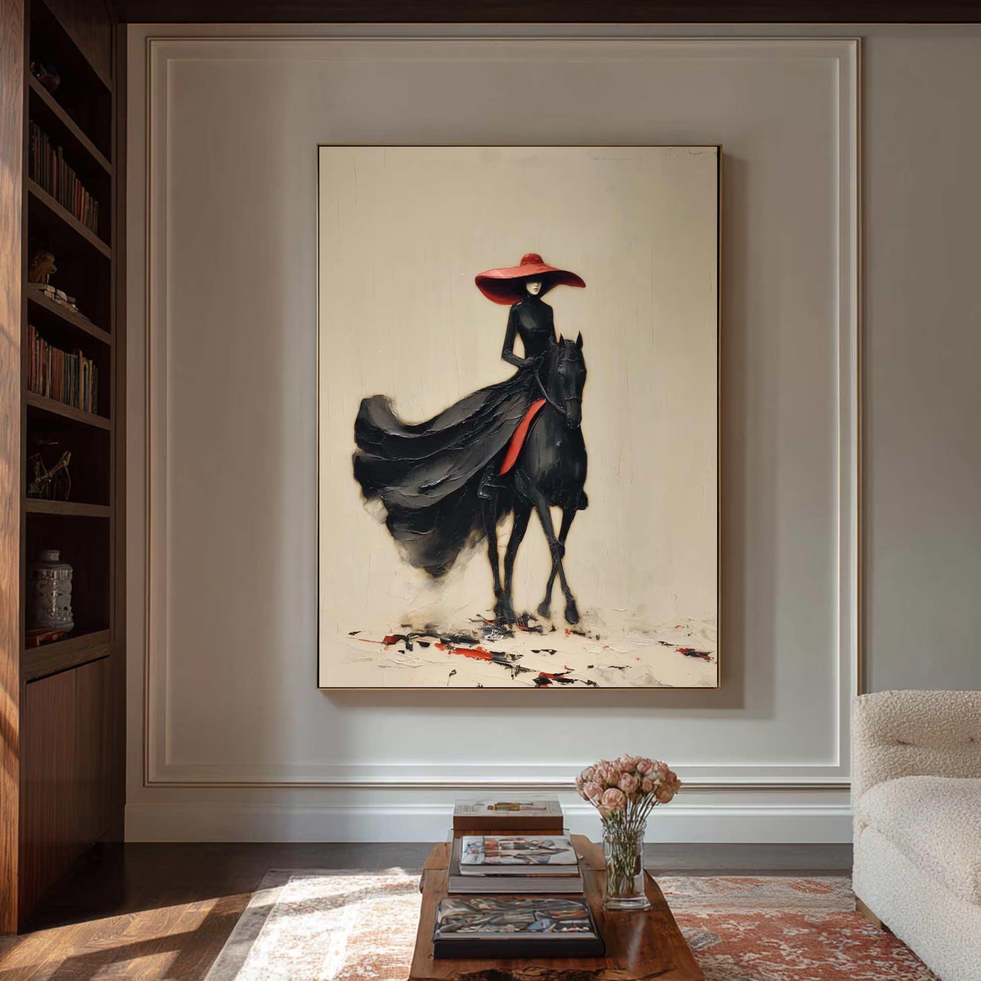 Mystery Horsewoman in Motion