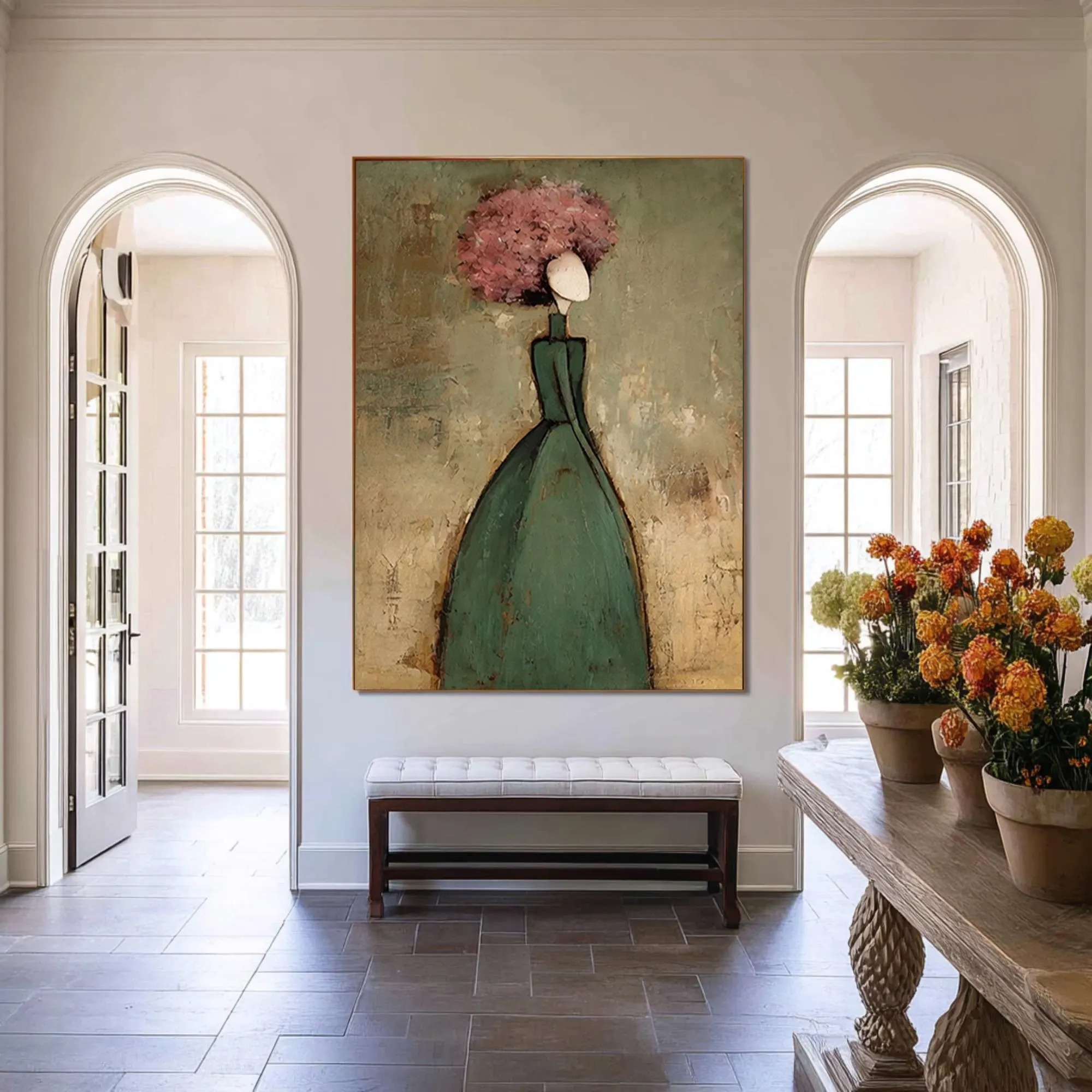 Sophisticated Bloom Silhouette