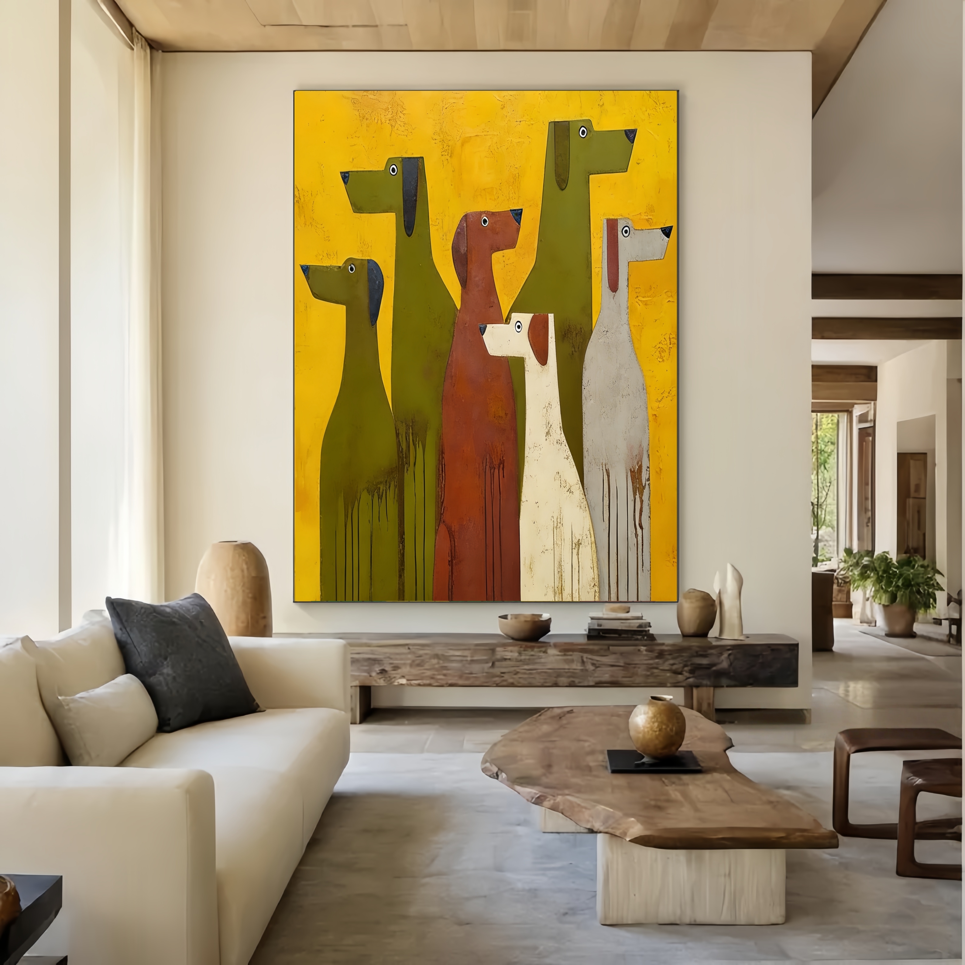 Whimsical Canine Gathering