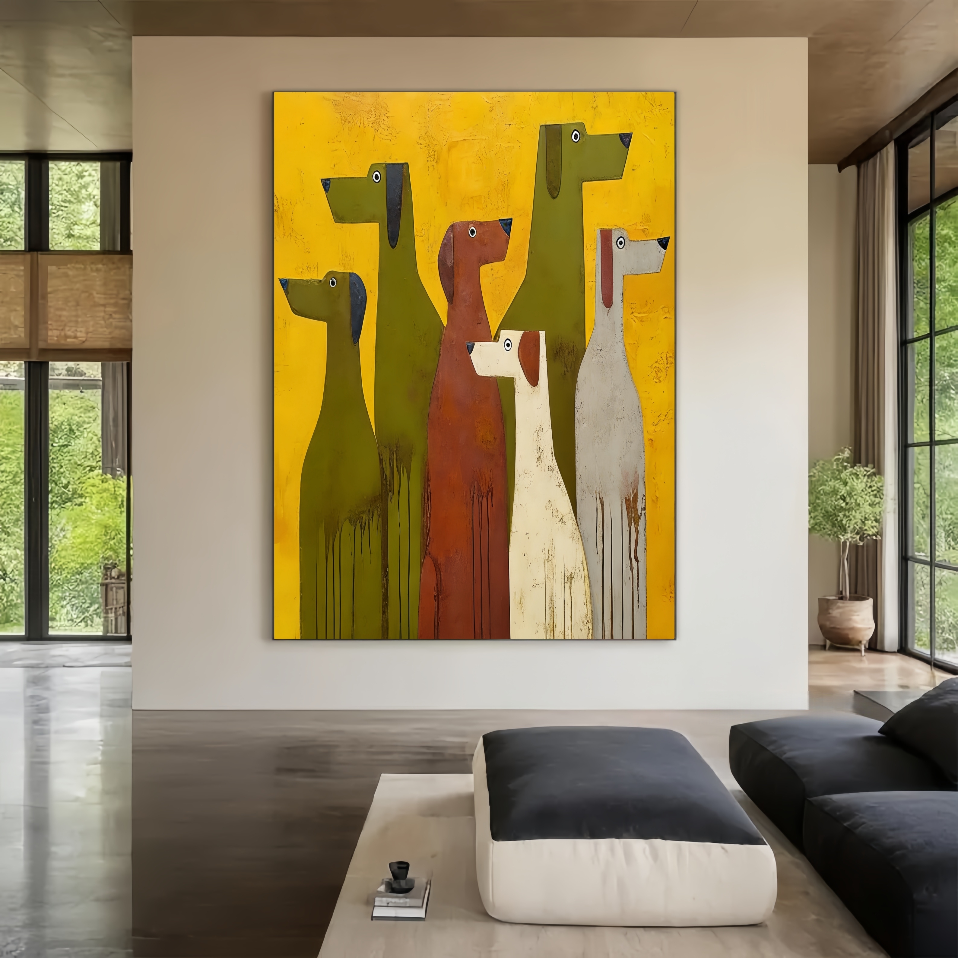 Whimsical Canine Gathering