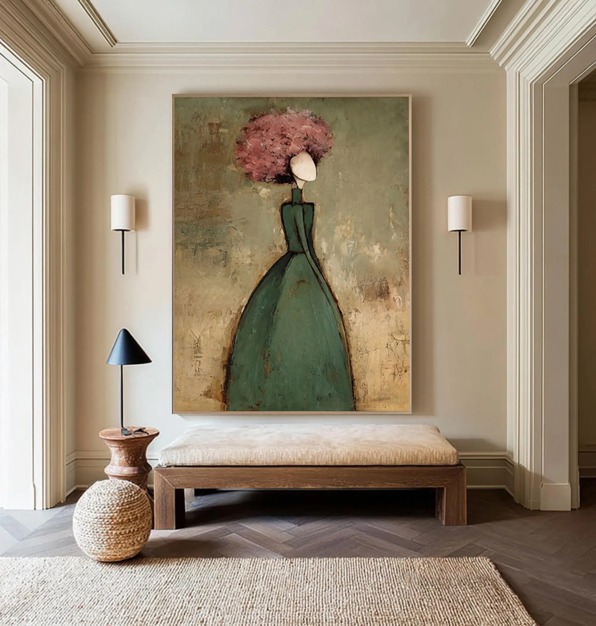 Sophisticated Bloom Silhouette