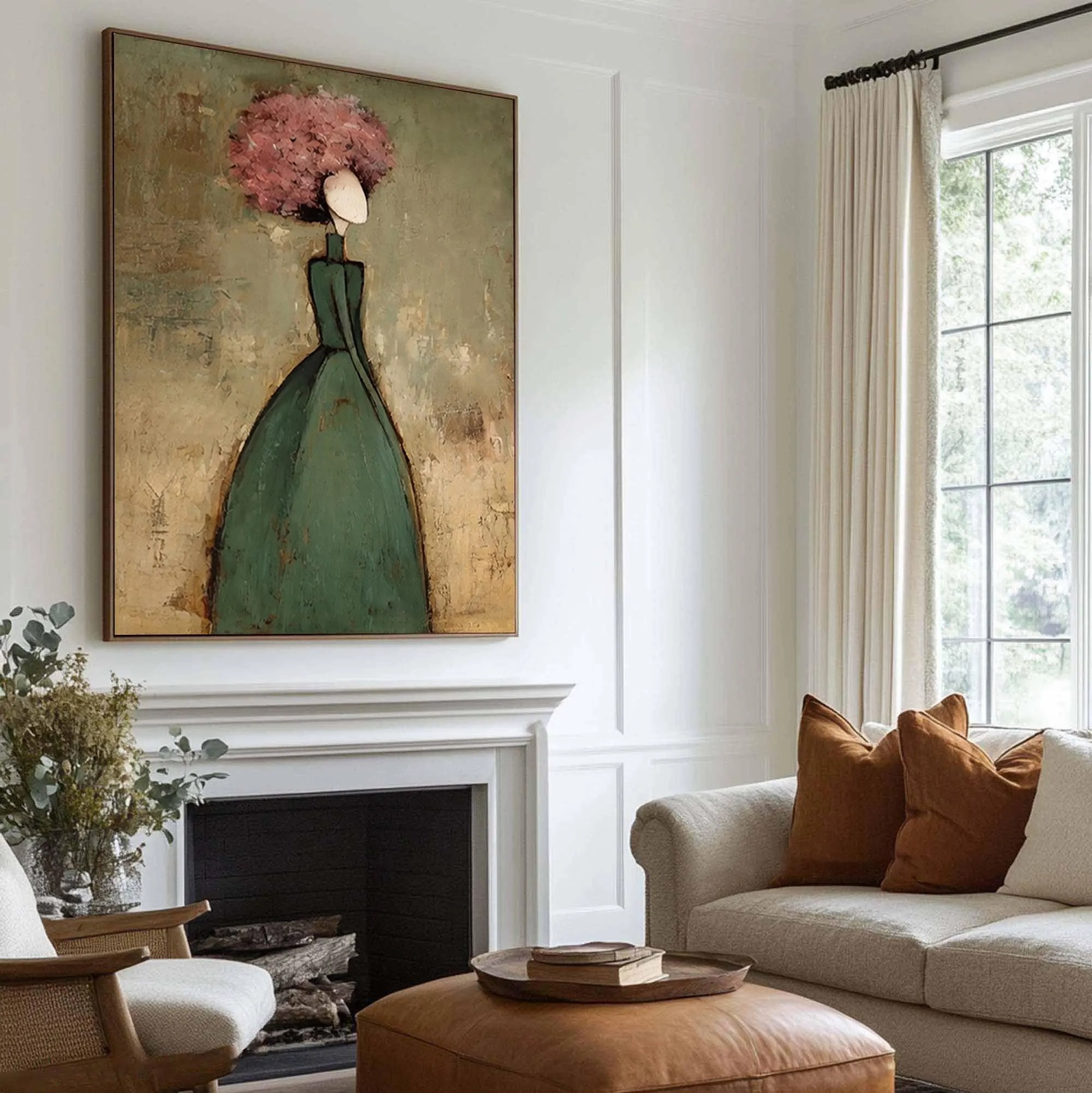 Sophisticated Bloom Silhouette