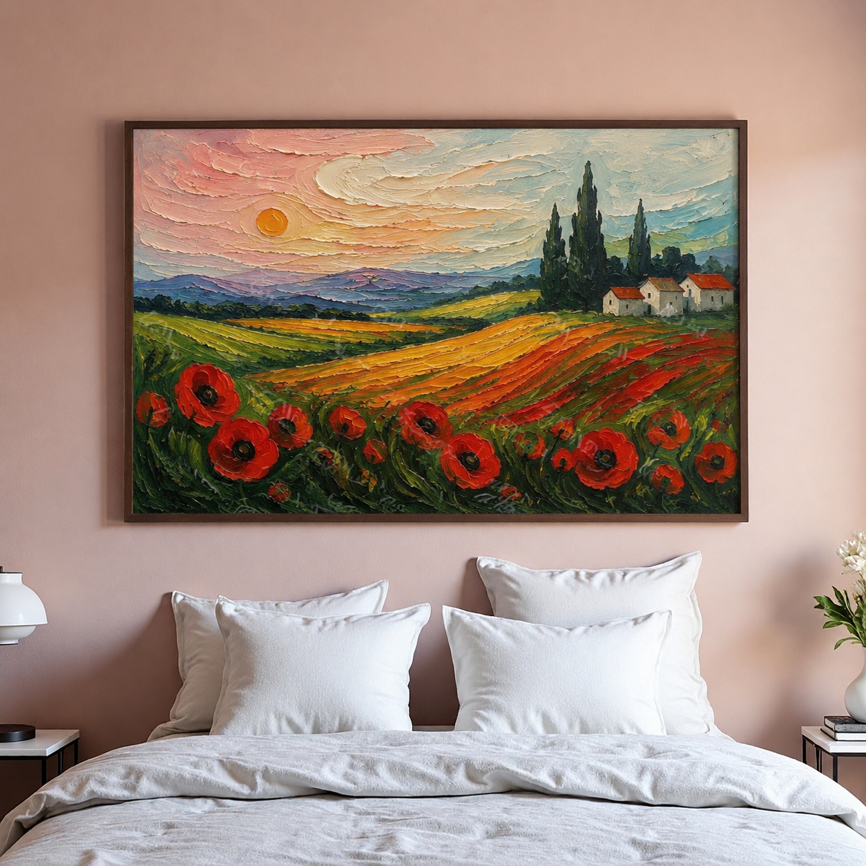 Crimson Meadow Serenity