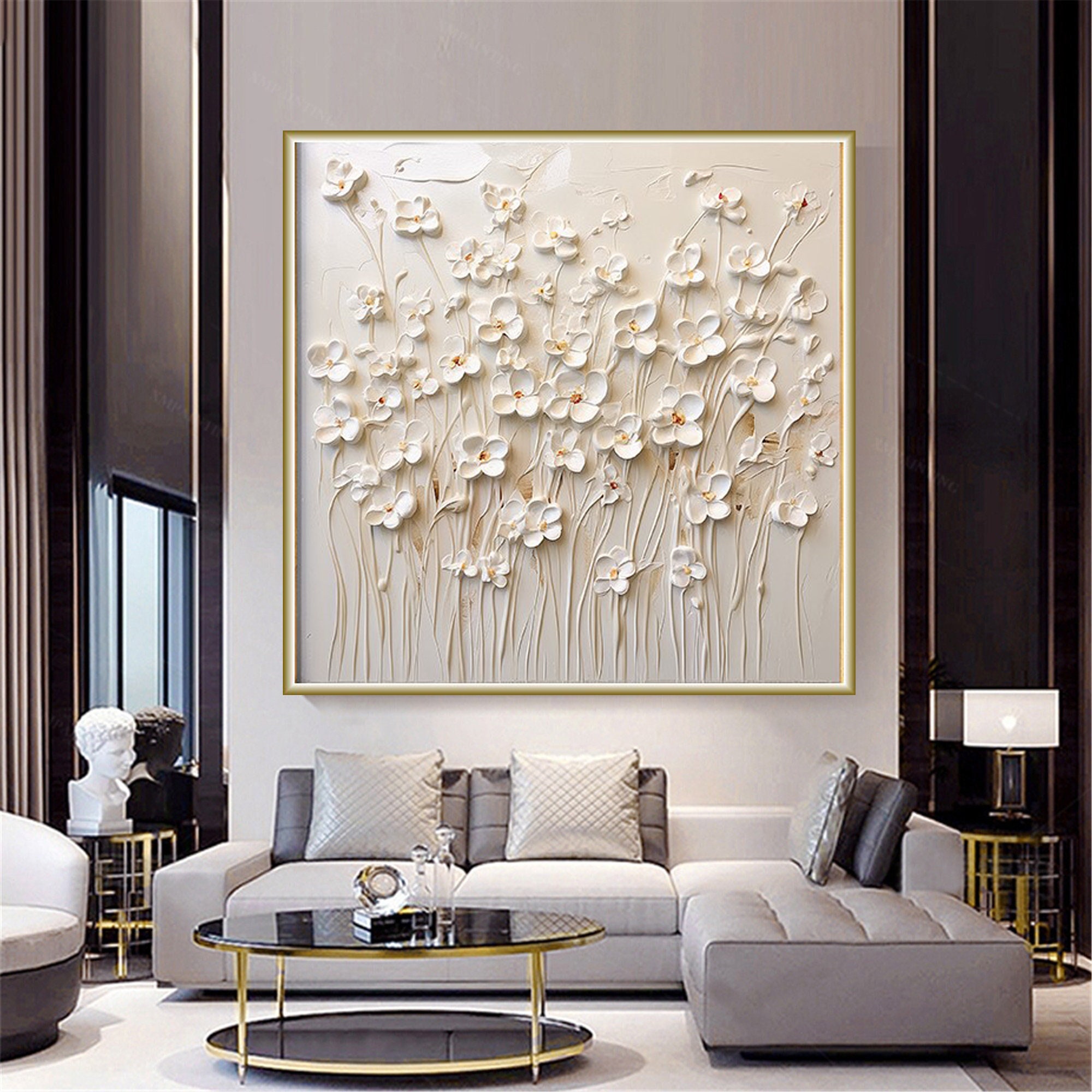 3D Original Flower Painting