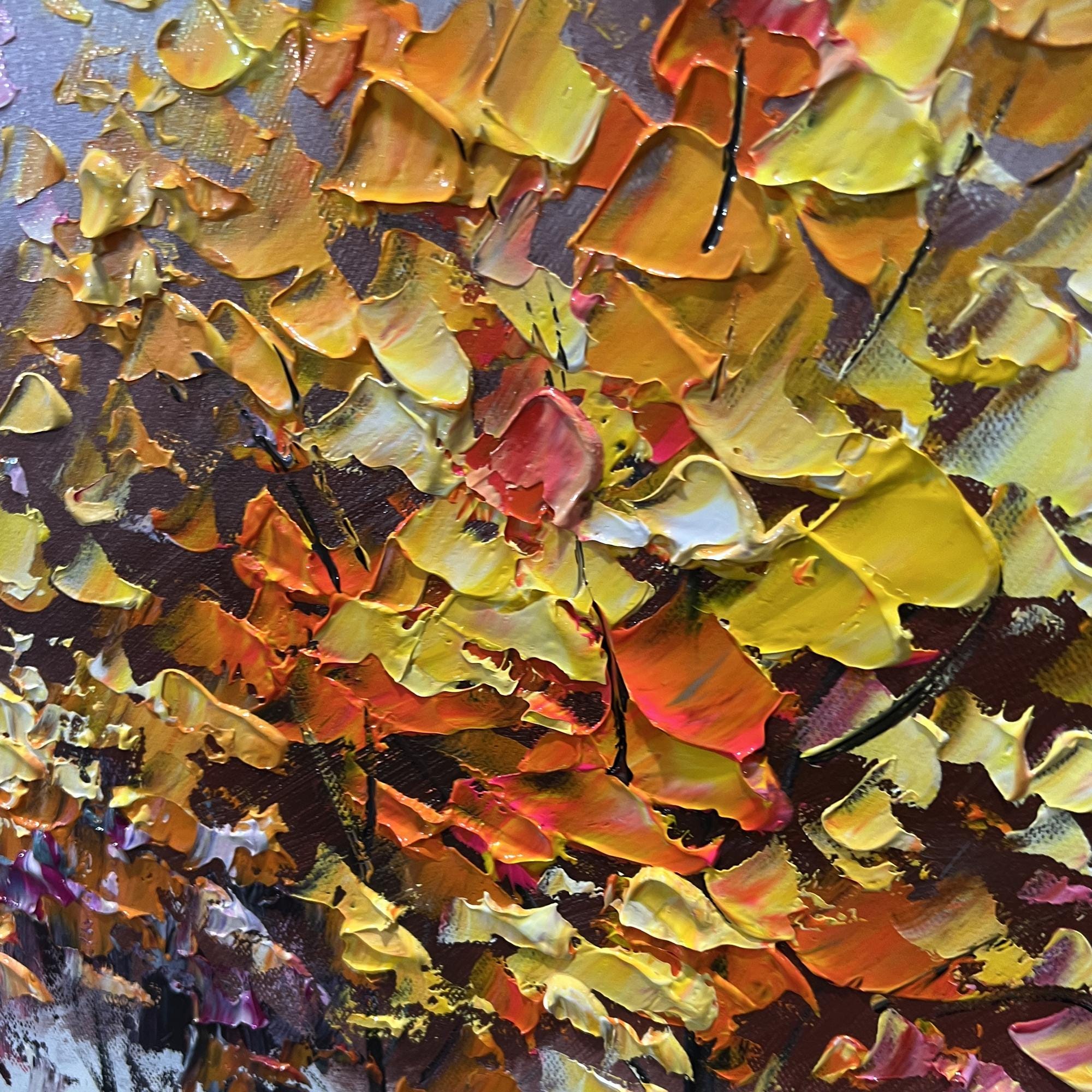 Colorful Forest Oil Painting