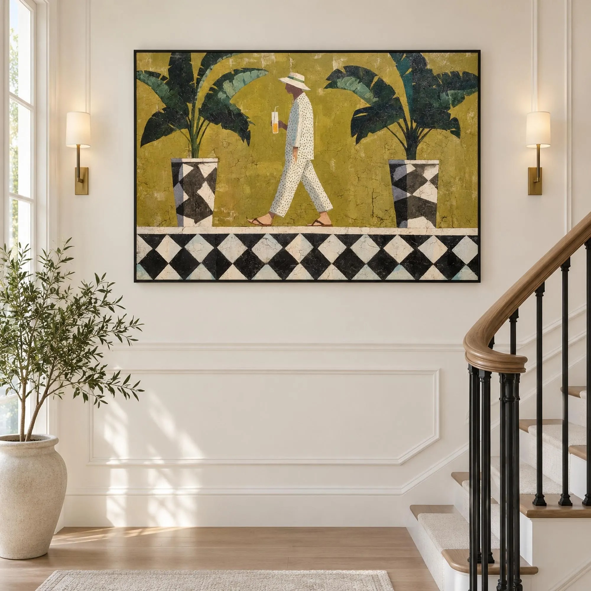Palm Tree Oil Painting | Garden Escape