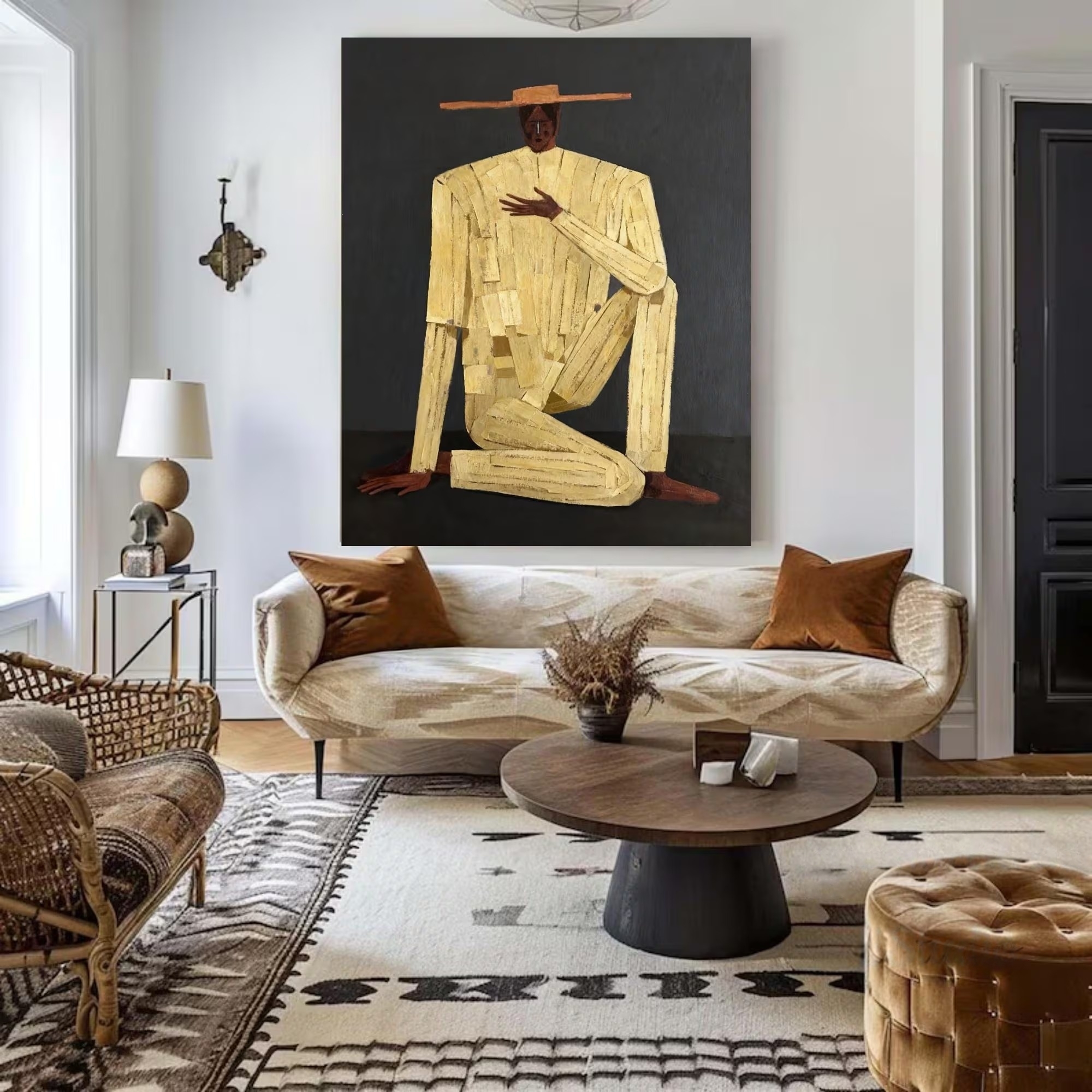 Abstract Golden Contemplation