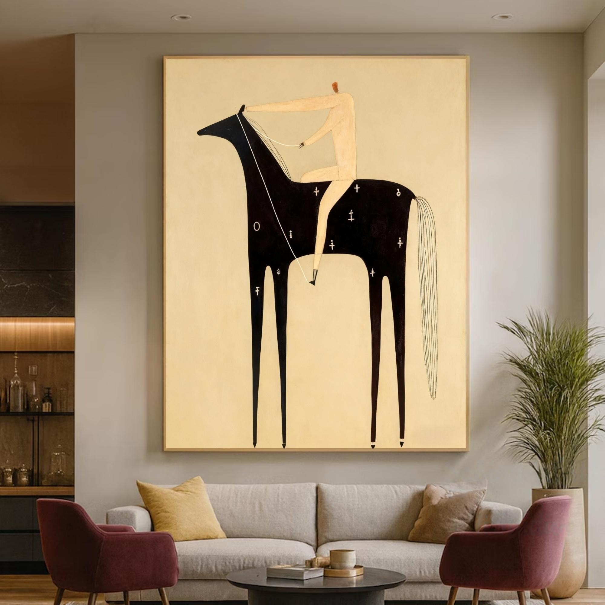 Minimalist Horseman Reverie