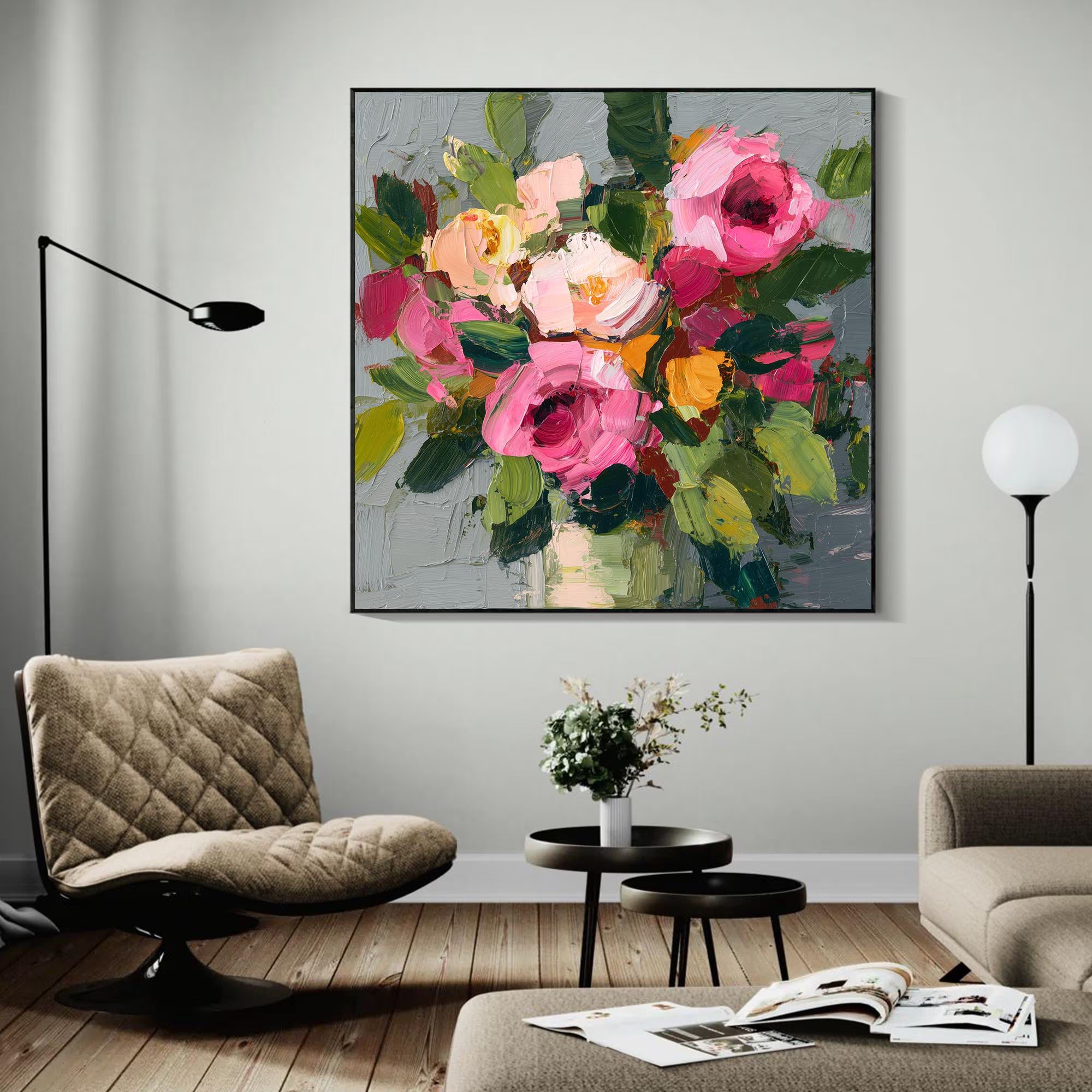 Vibrant Floral Still Life 