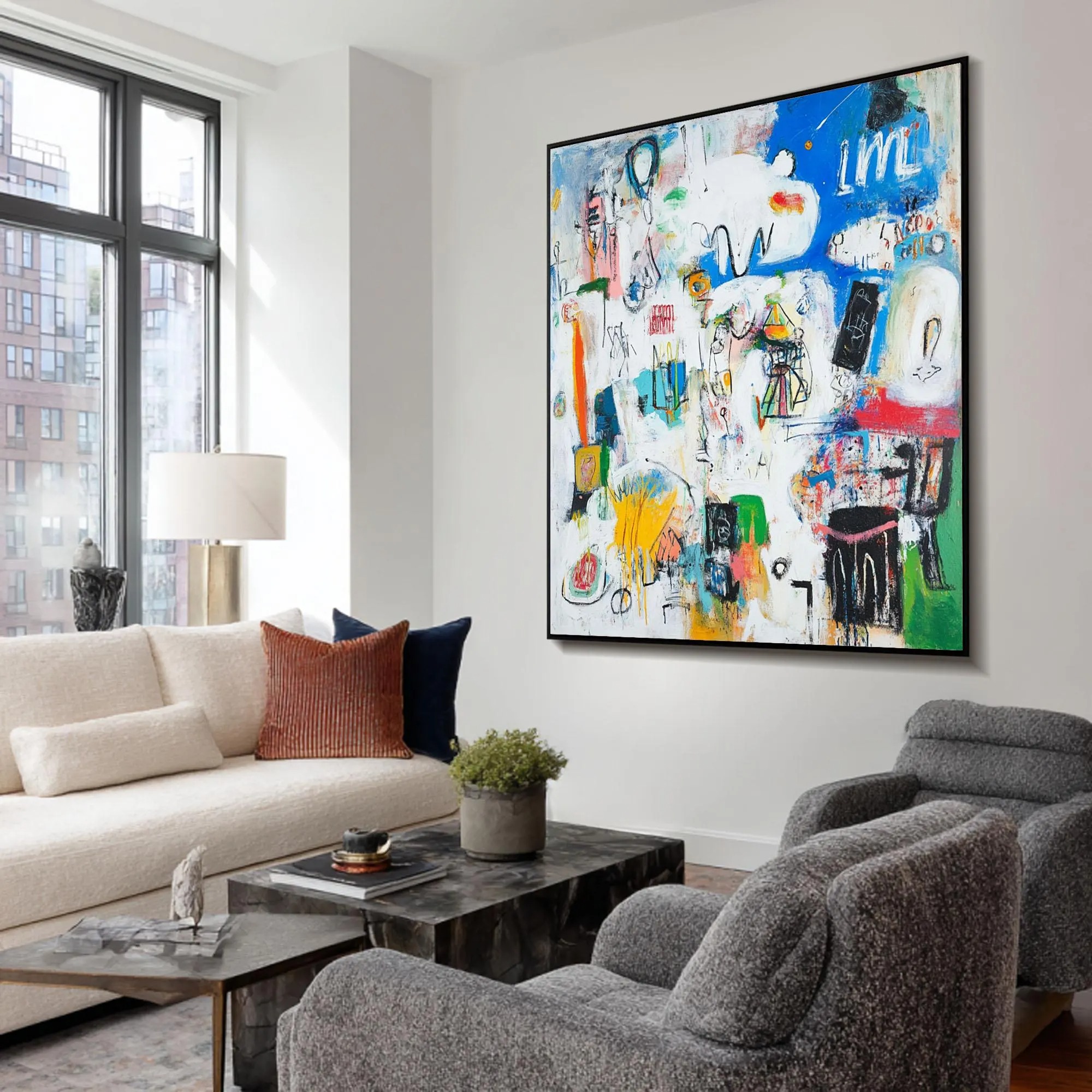 Whimsical Motion Hand Painted Art