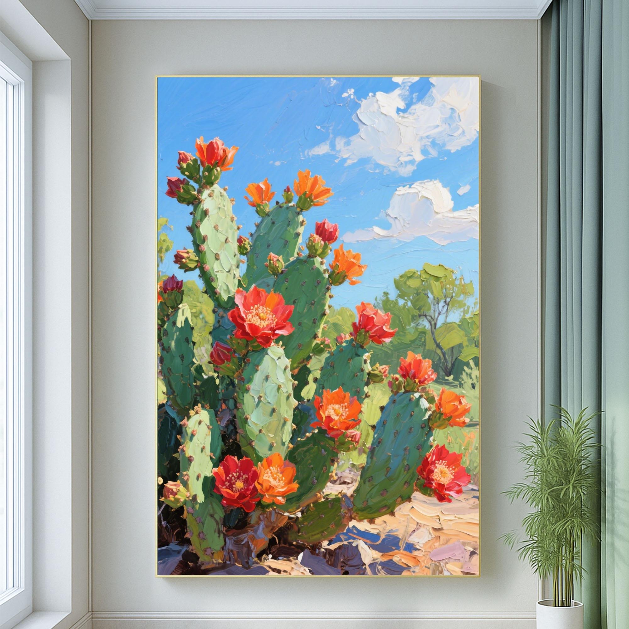 Cactus Bloom Oasis