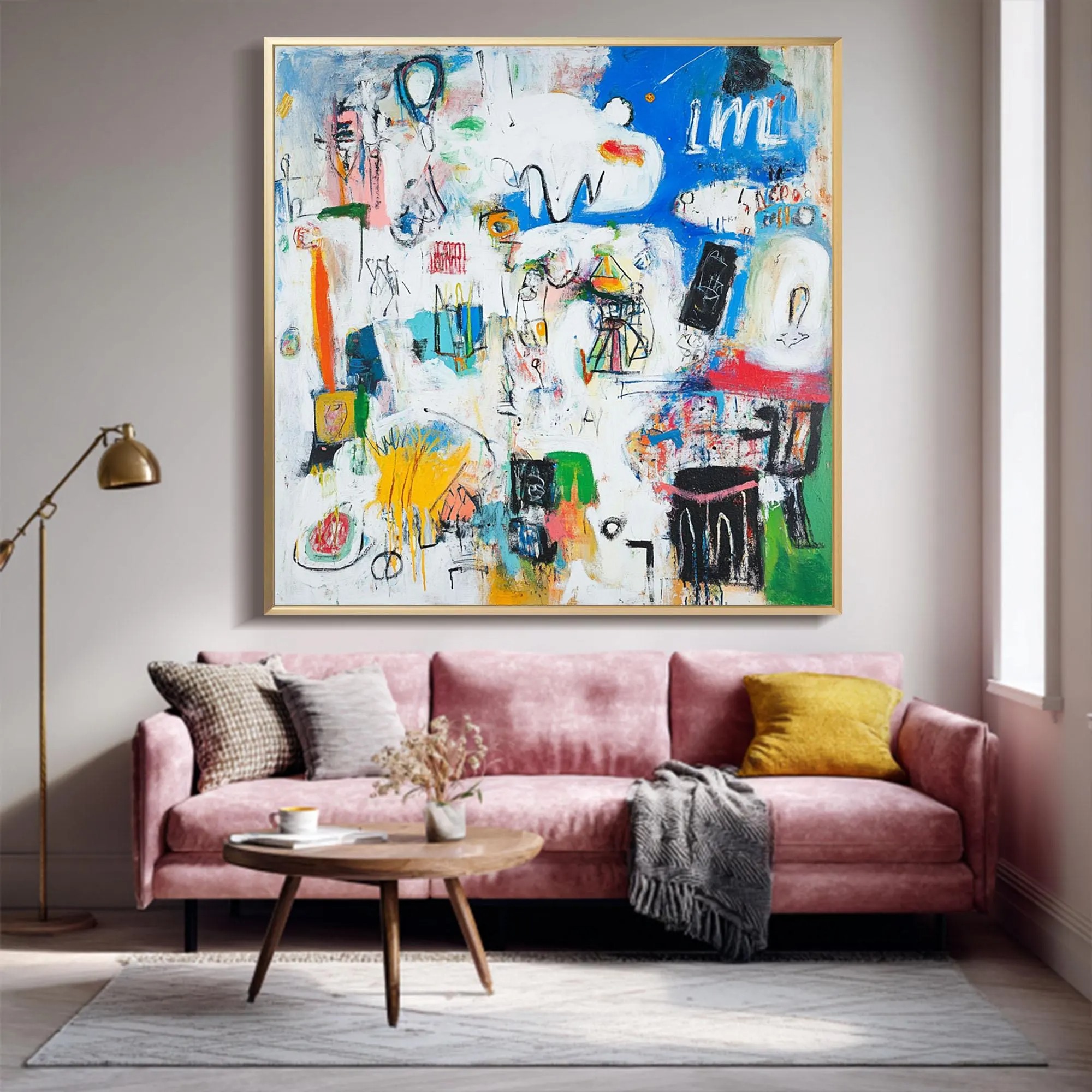 Whimsical Motion Hand Painted Art